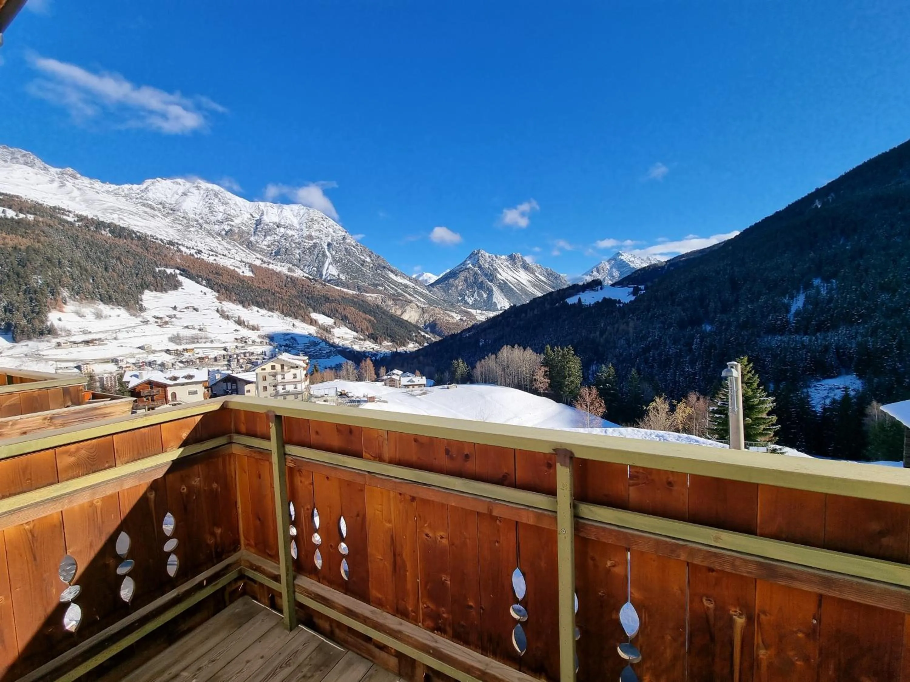 View (from property/room) in Hotel San Carlo, tra Bormio e Livigno
