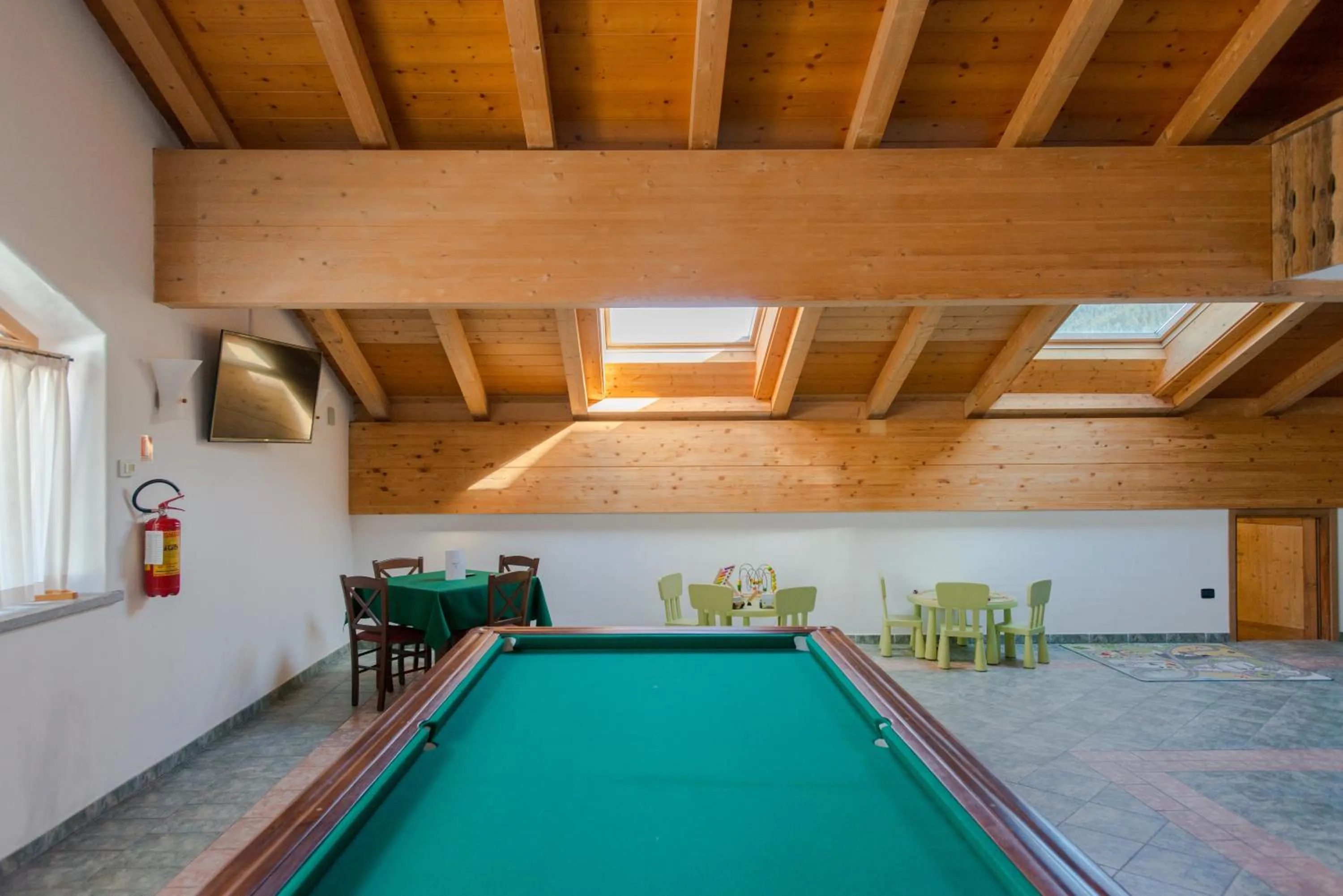 Billiard in Hotel San Carlo, tra Bormio e Livigno