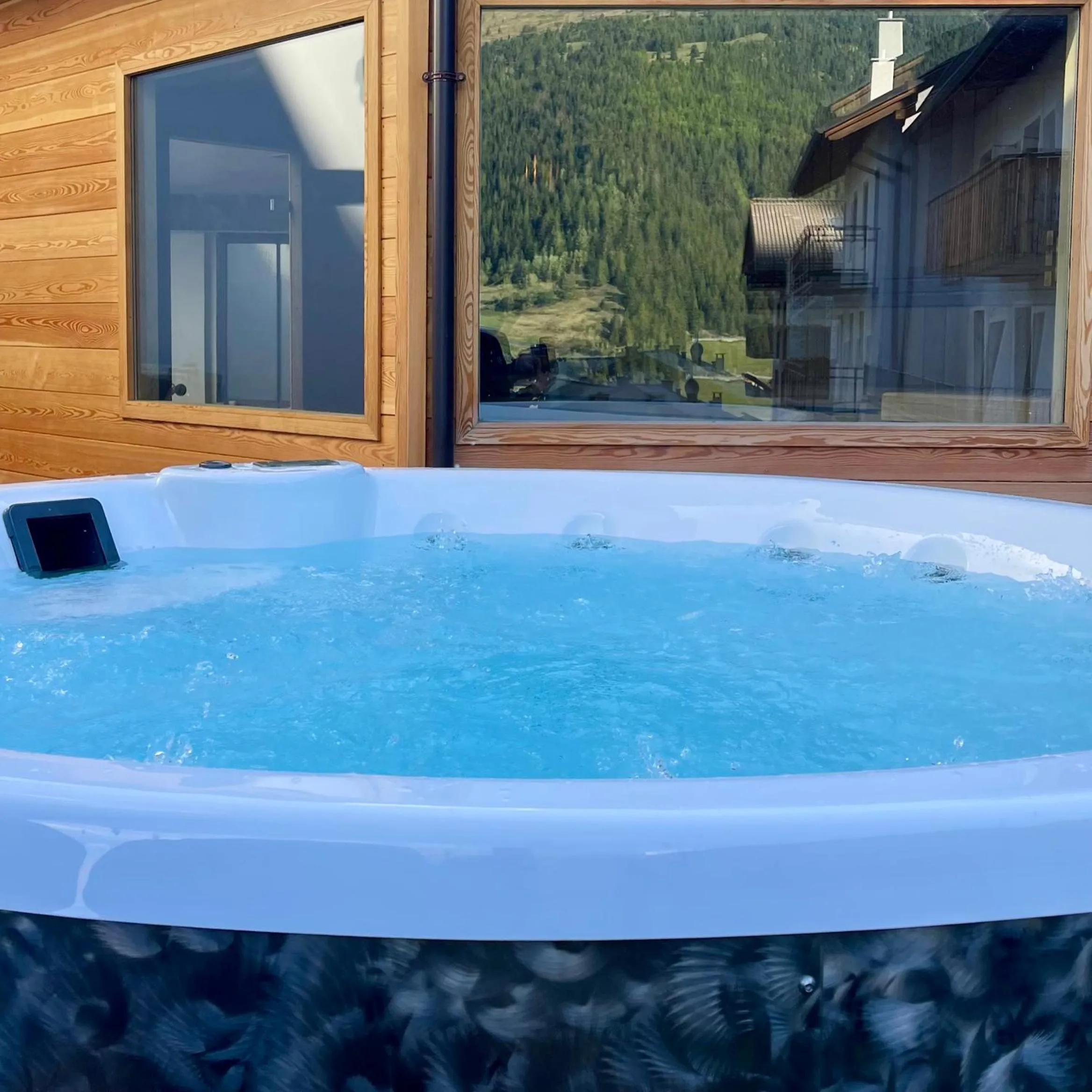 Sauna in Hotel San Carlo, tra Bormio e Livigno