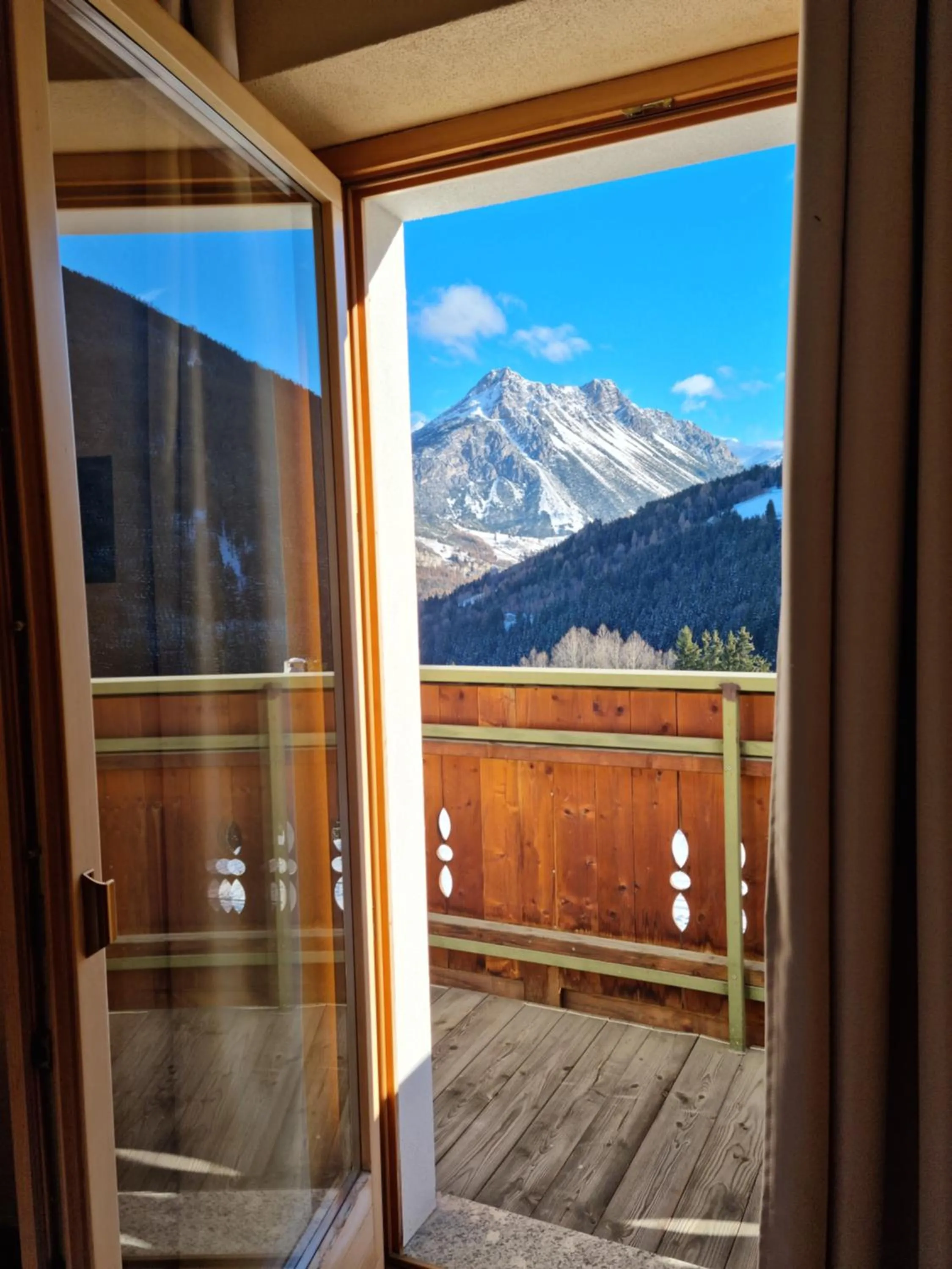 View (from property/room) in Hotel San Carlo, tra Bormio e Livigno