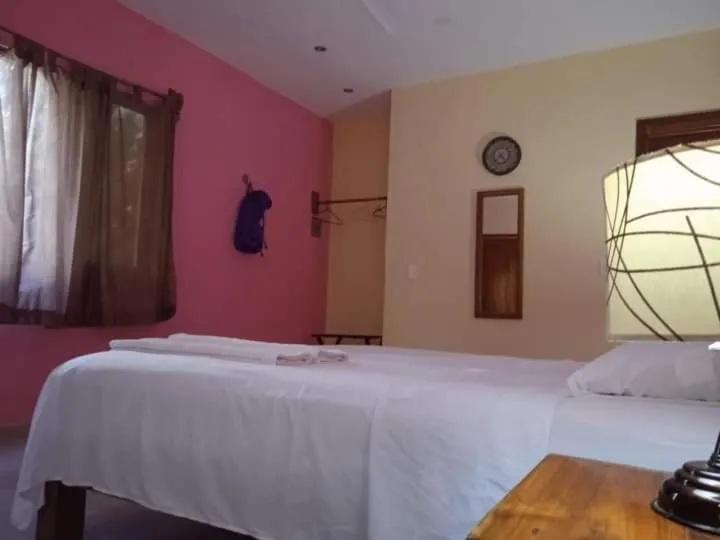 Bed in Ecohotel Shalom