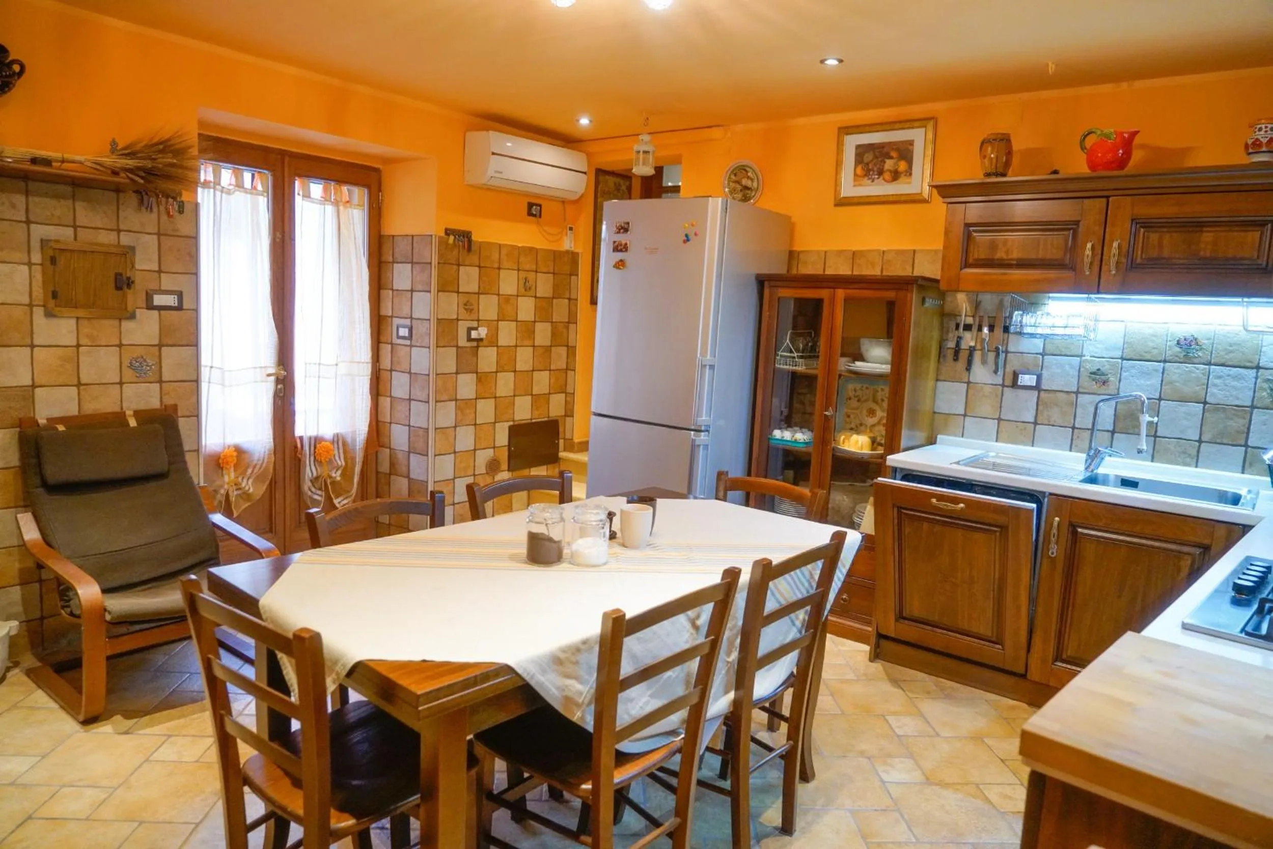 Communal kitchen in Casa Armando
