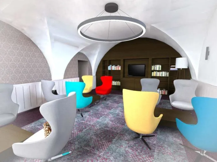 Lobby or reception in Zámek Třešť