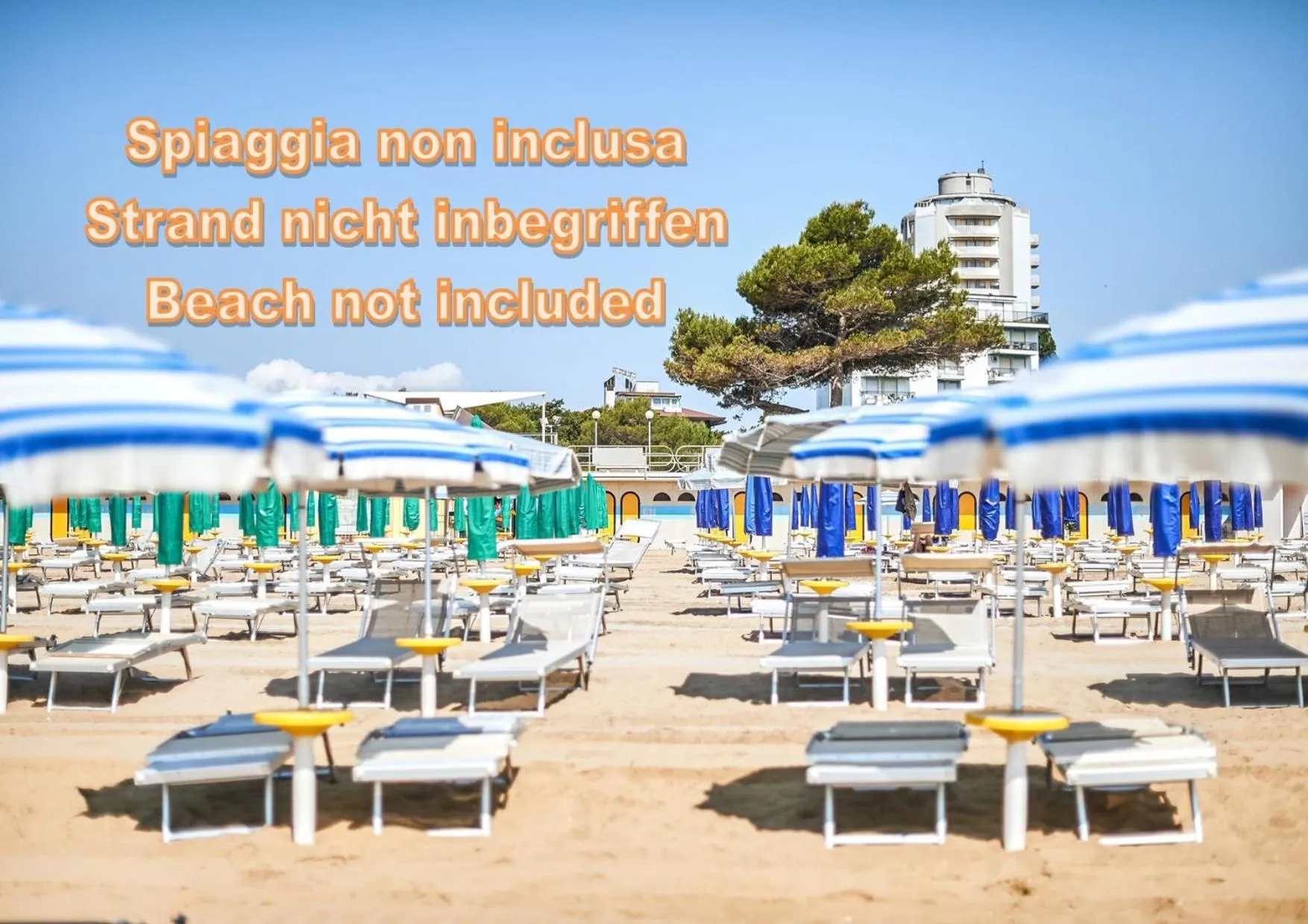 Beach in Hotel Bella Venezia Mare