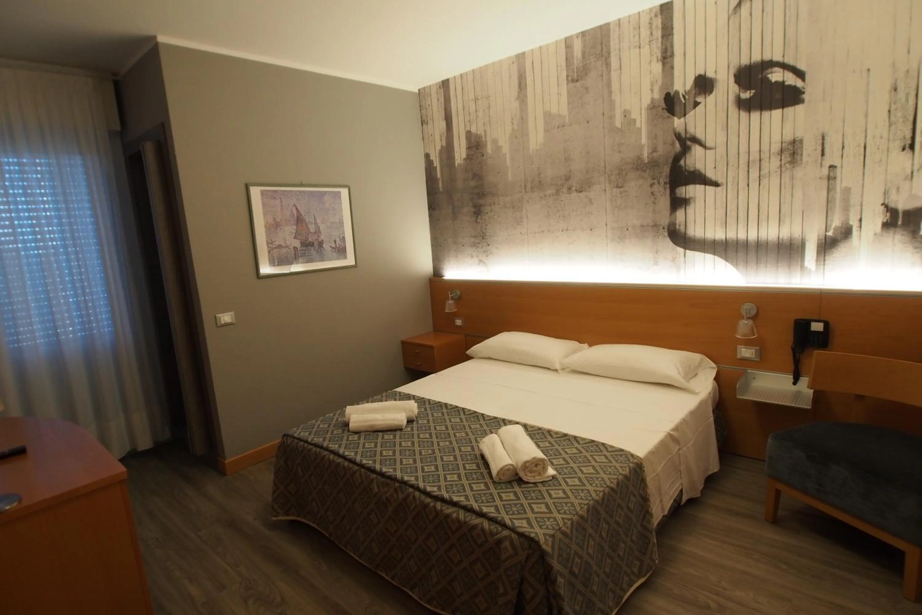 Bed in Hotel Bella Venezia Mare