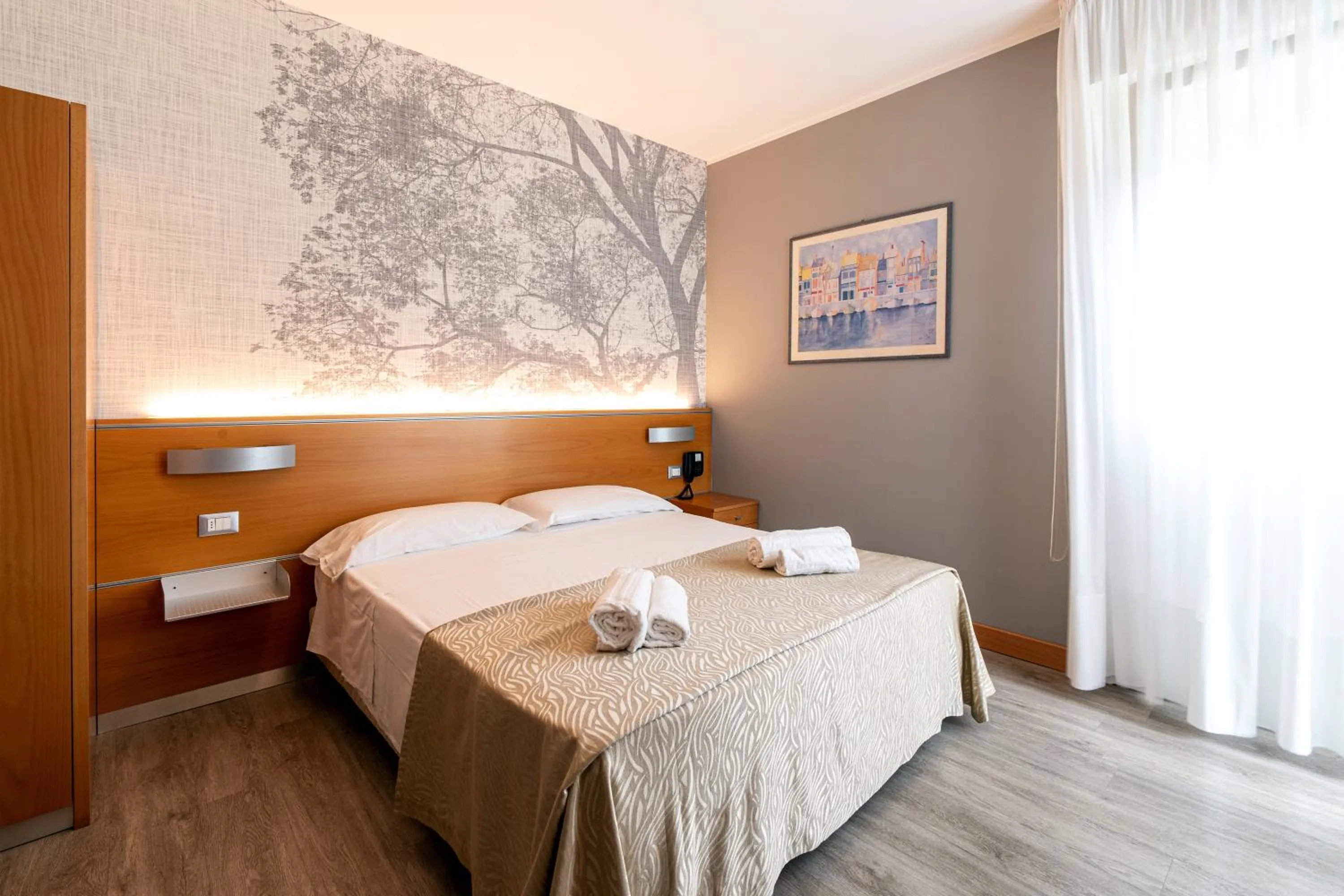 Bed in Hotel Bella Venezia Mare