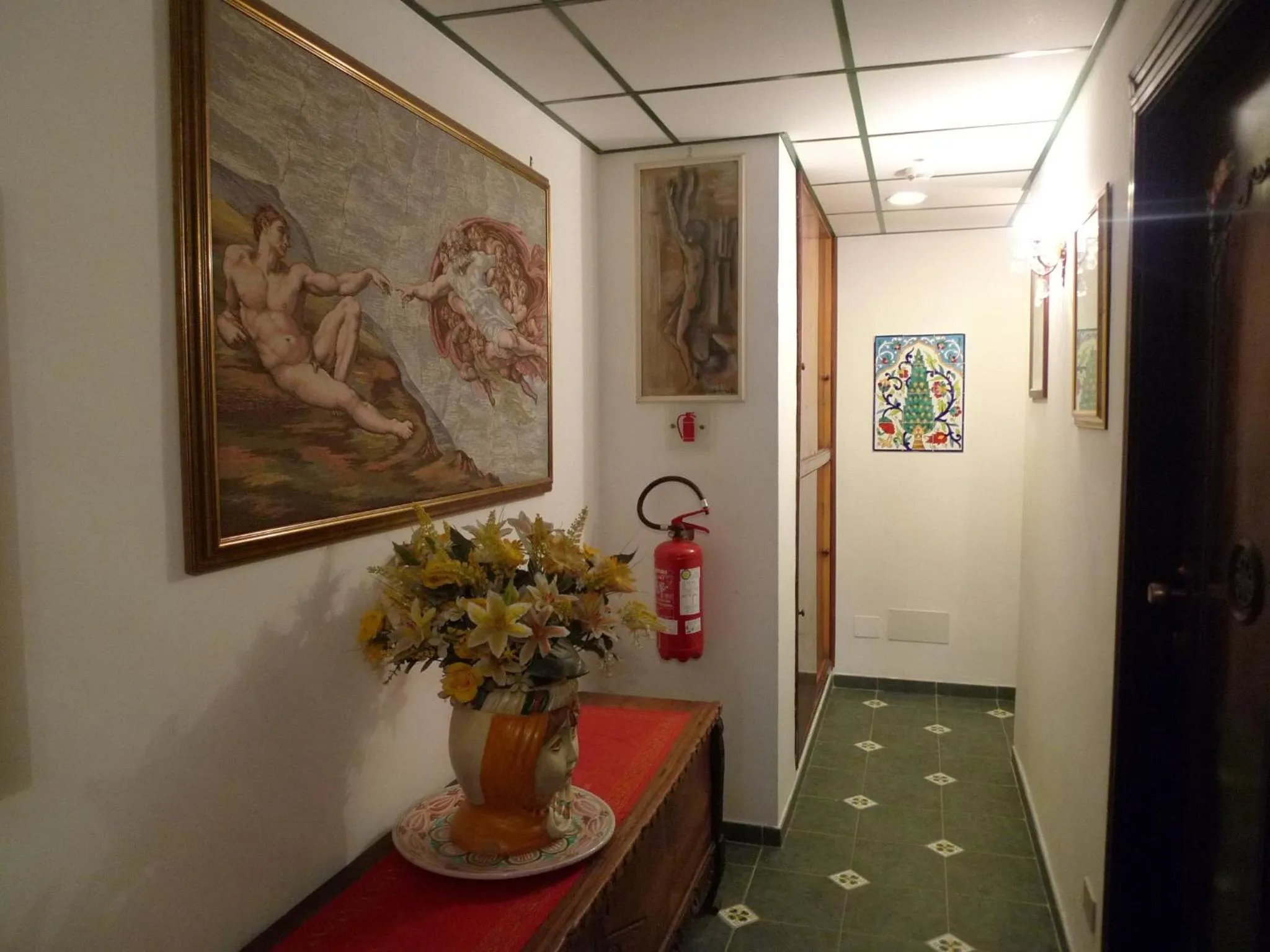 Decorative detail in Hotel La Riva