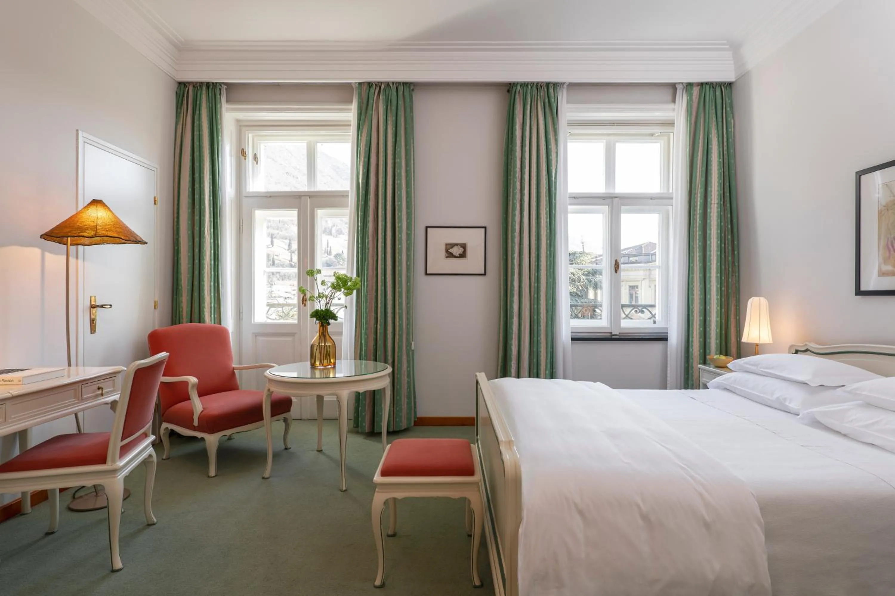 Bed in Parkhotel Laurin