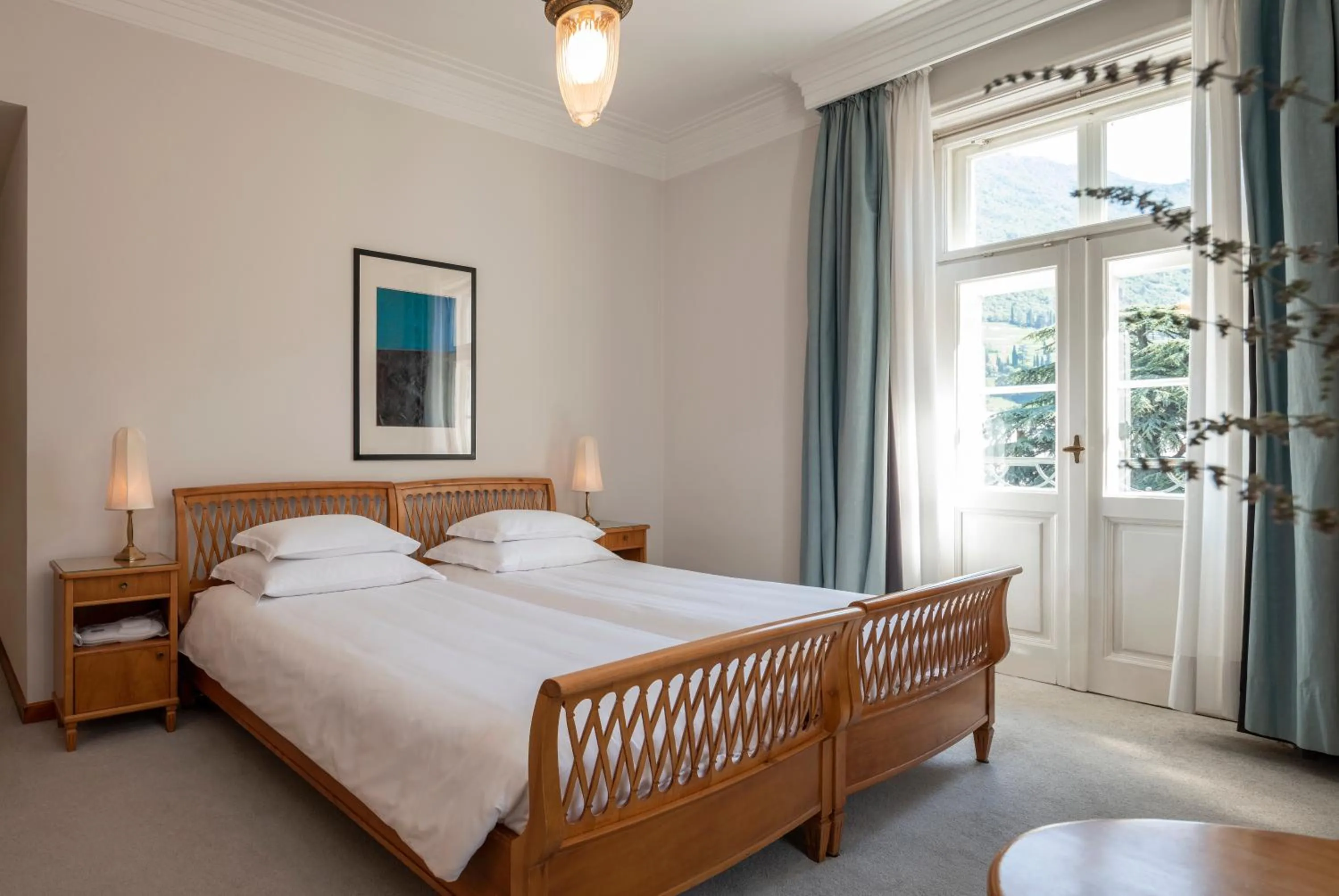 Bed in Parkhotel Laurin