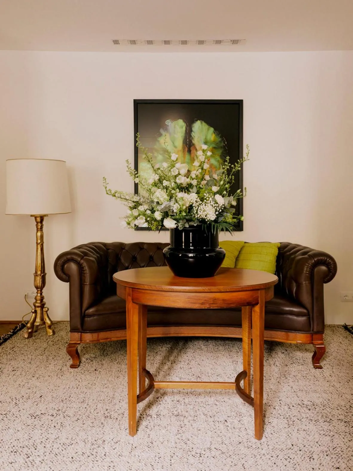 Living room in Parkhotel Laurin