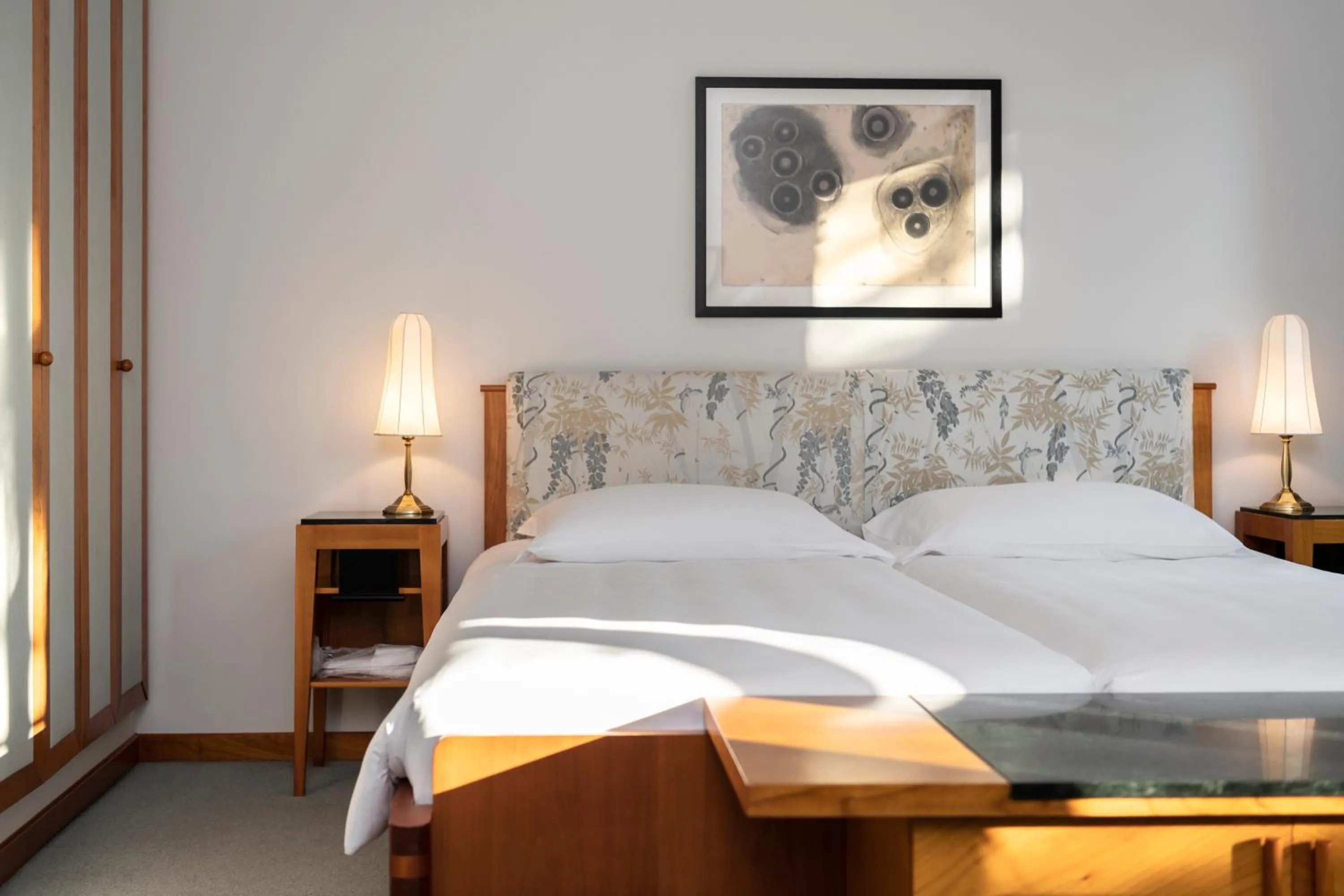 Bed in Parkhotel Laurin