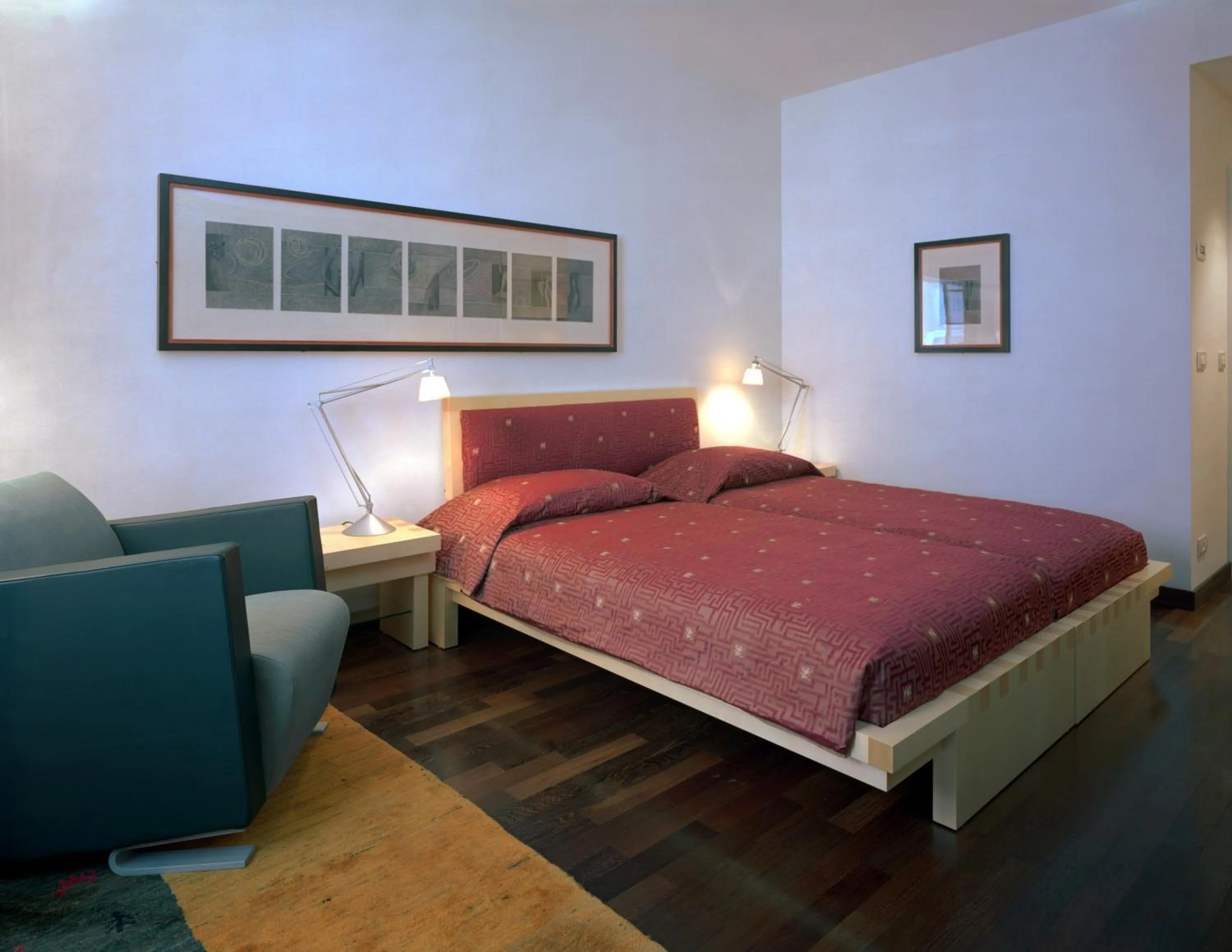 Bed in Hotel Greif, a Member of Design Hotels