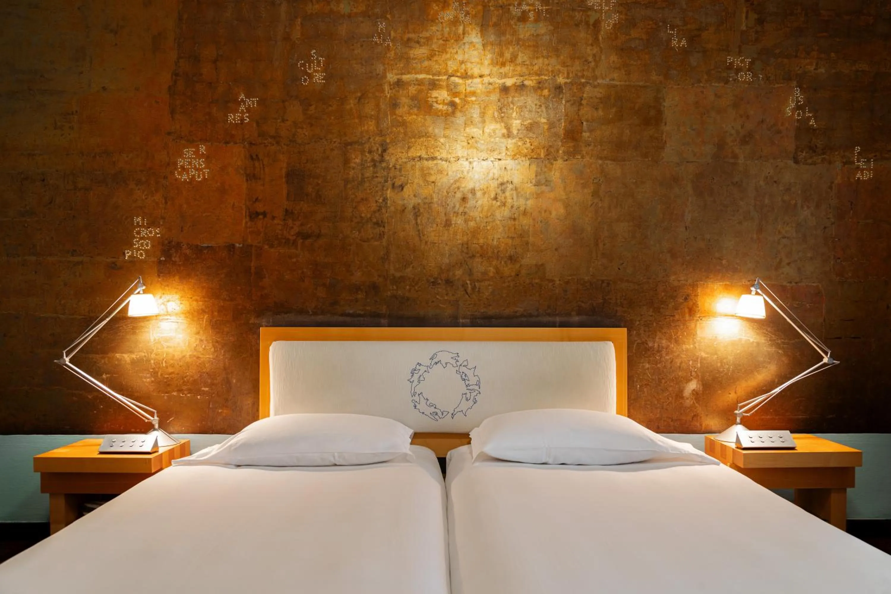 Bed in Hotel Greif, a Member of Design Hotels