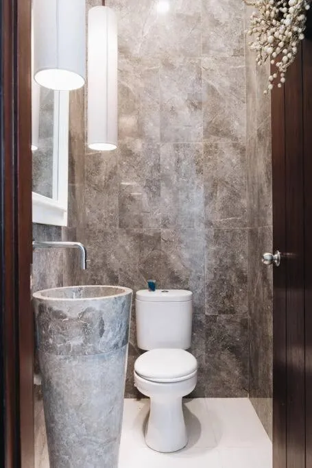 Bathroom in Luxurious 3BR Villa Muzo with Pool by OriVista near W