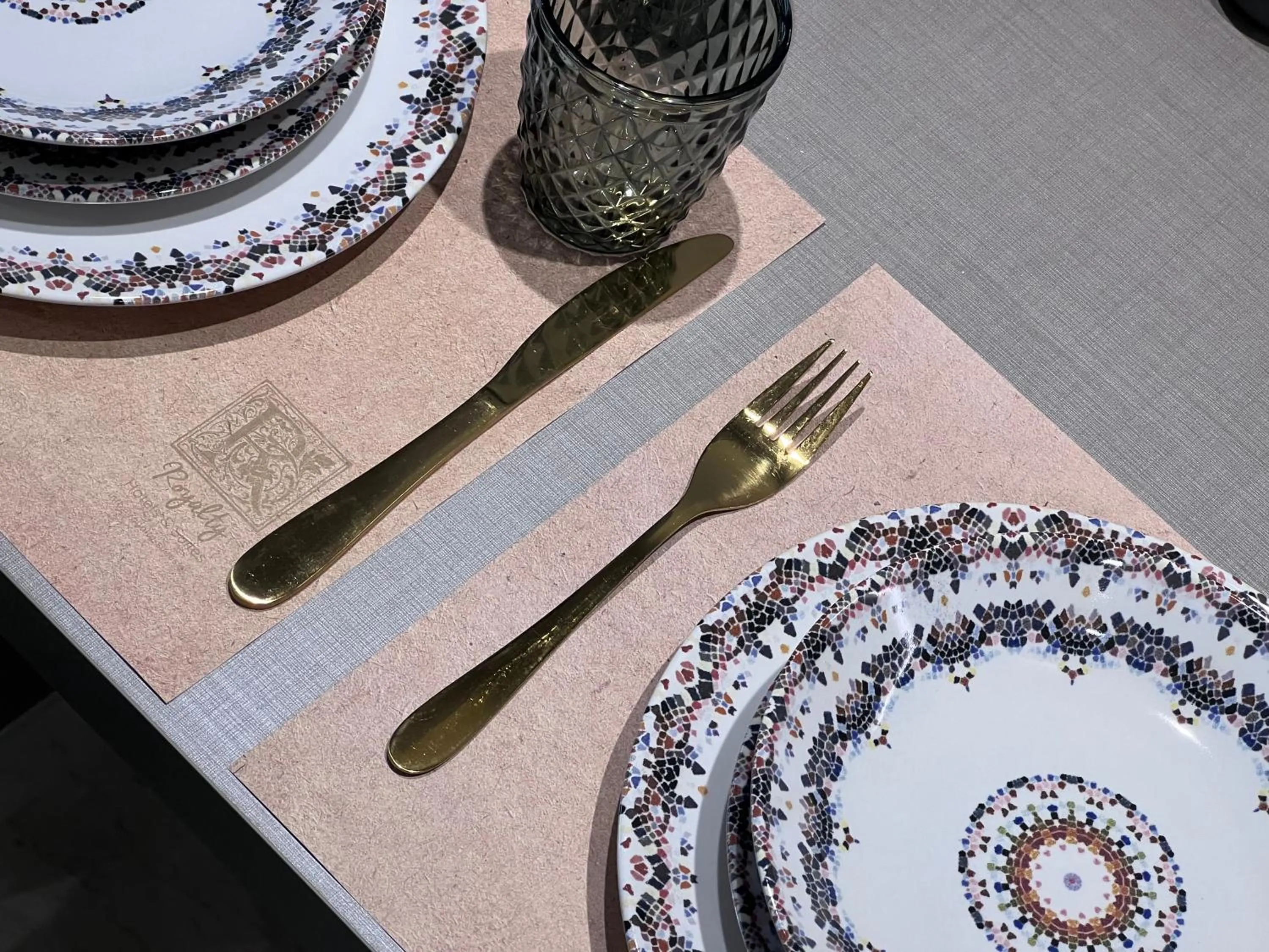 Dining area in Royalty Suites Psyrri