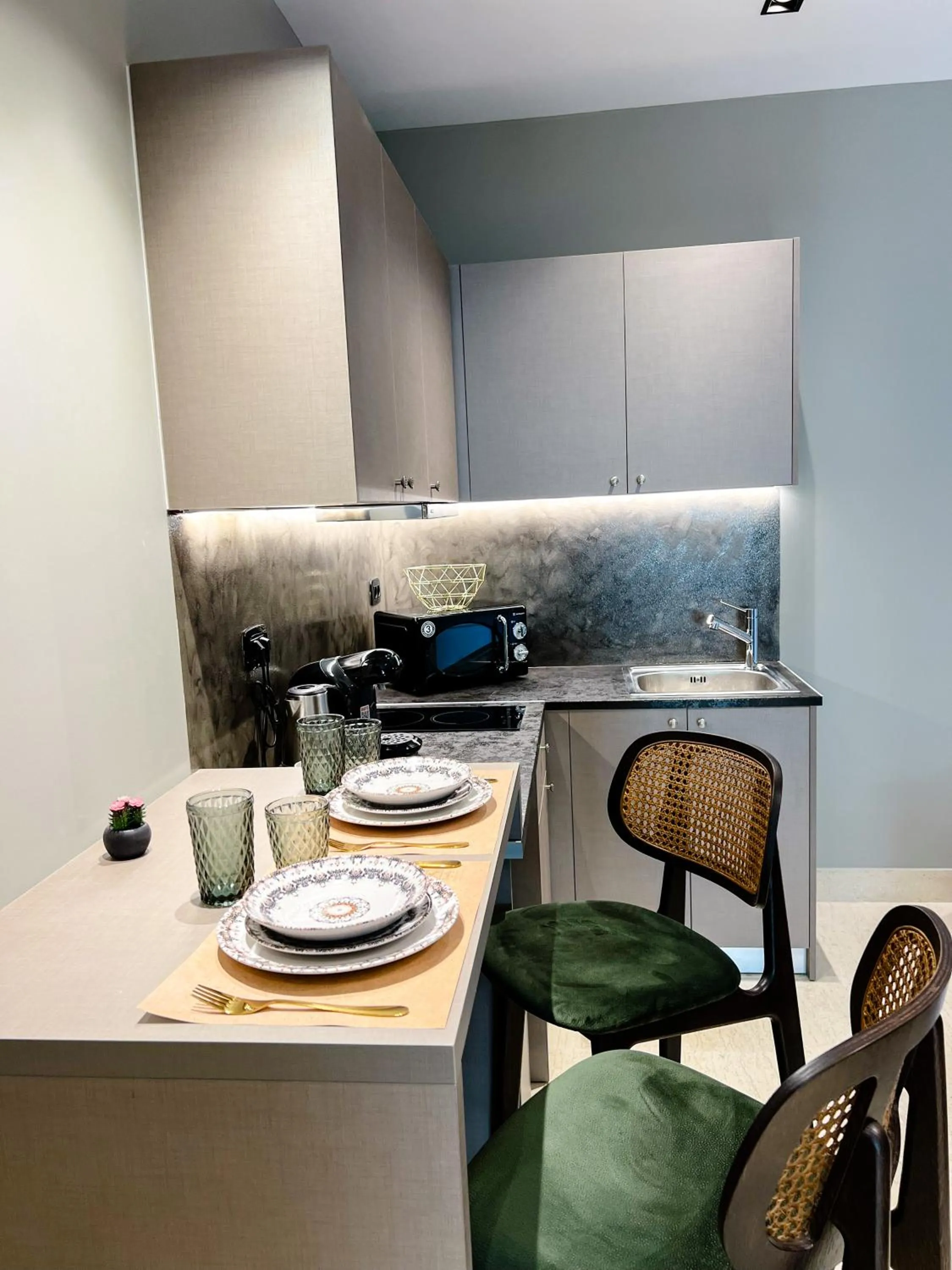 Kitchen or kitchenette in Royalty Suites Psyrri