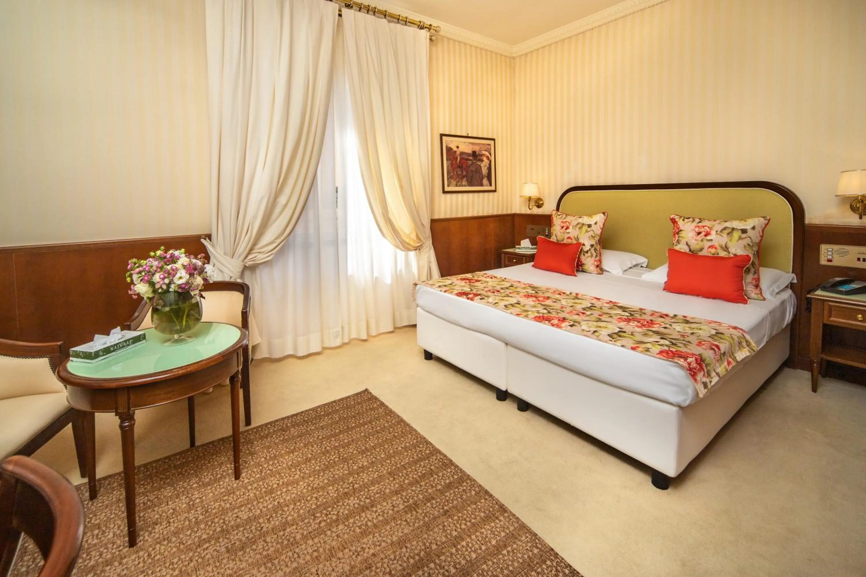 Bed in Grand Hotel Bastiani