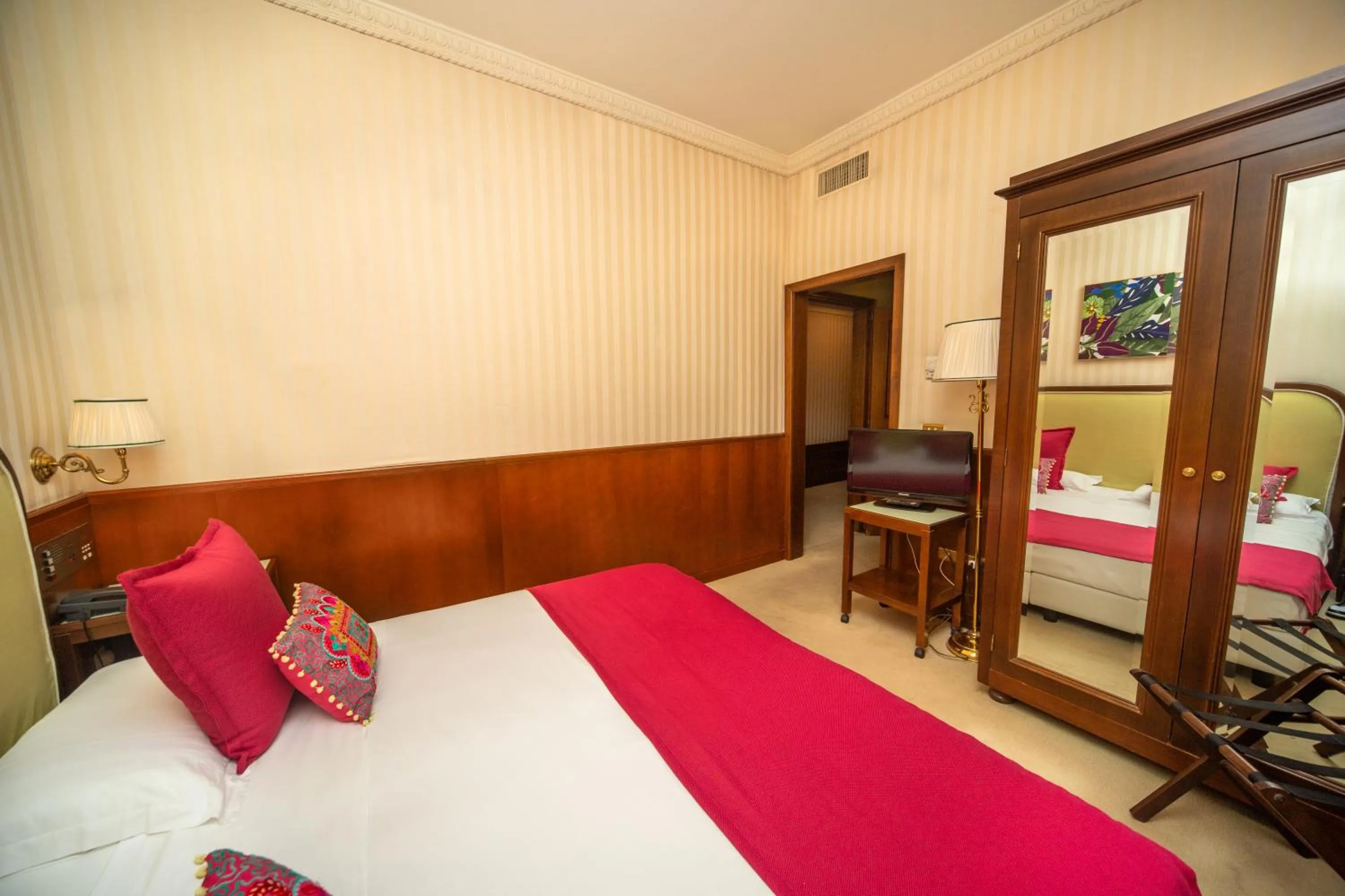 Bed in Grand Hotel Bastiani