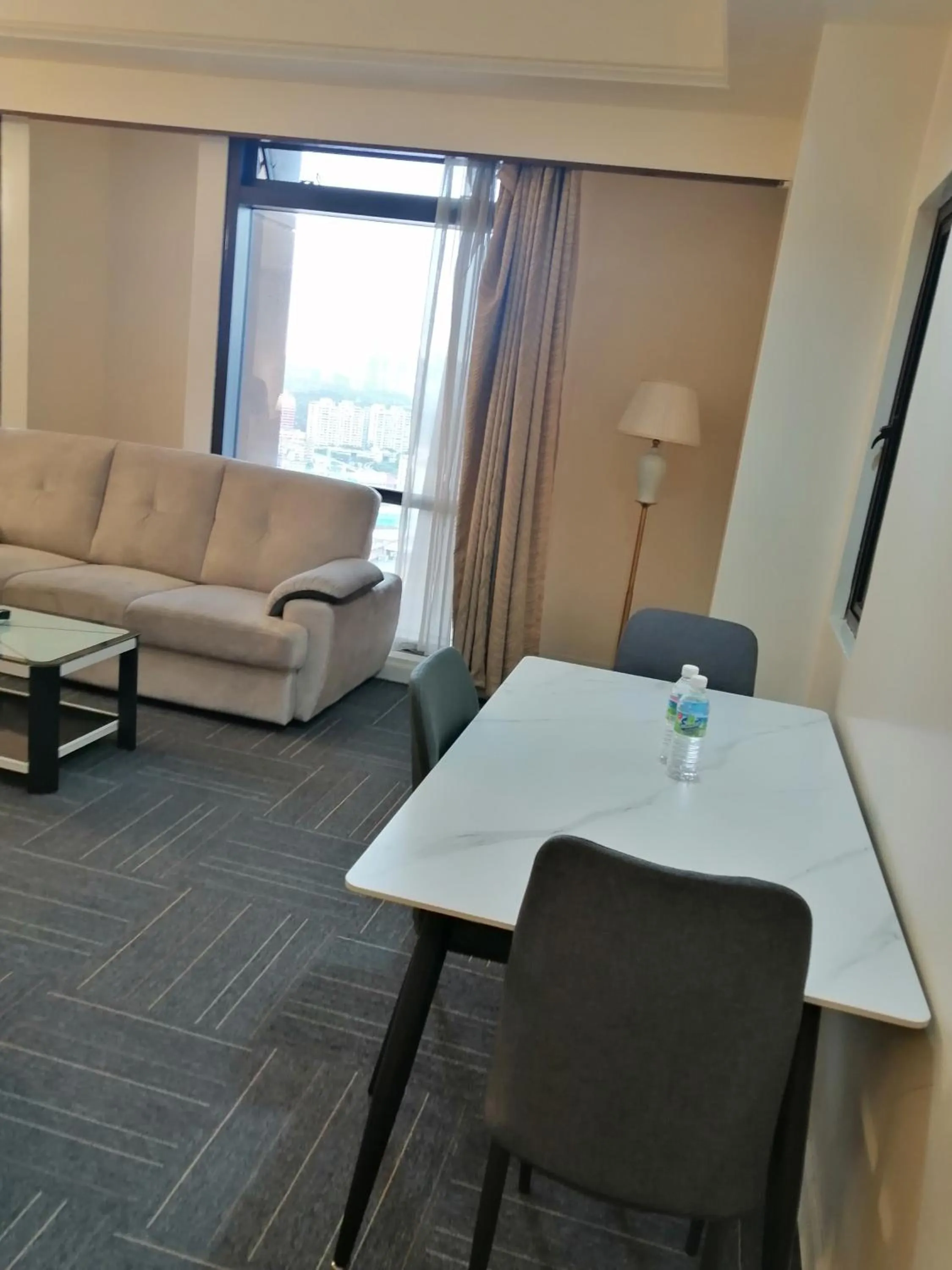 Living room in Kl landmark apartment at berjay Times square