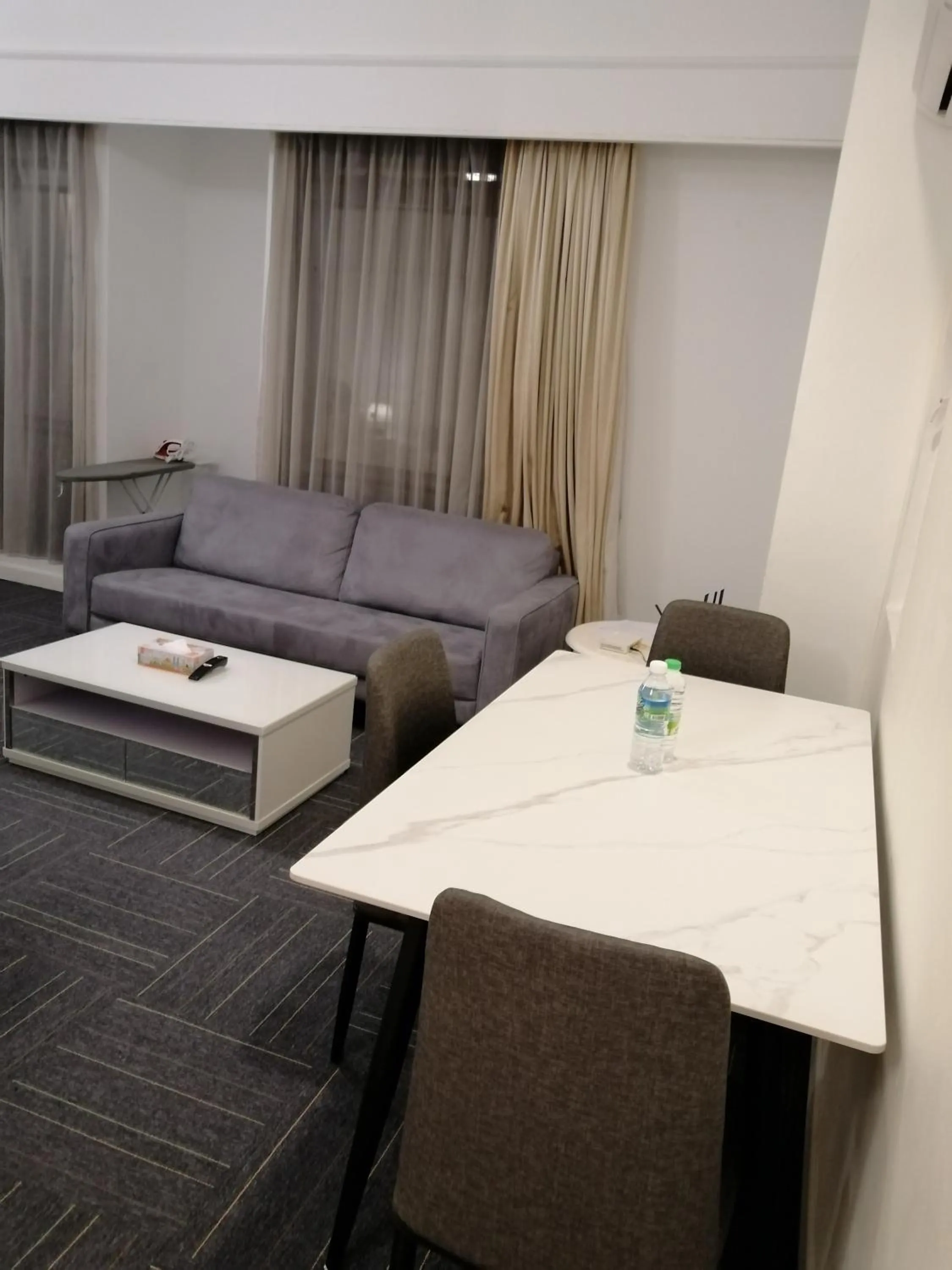 Living room in Kl landmark apartment at berjay Times square