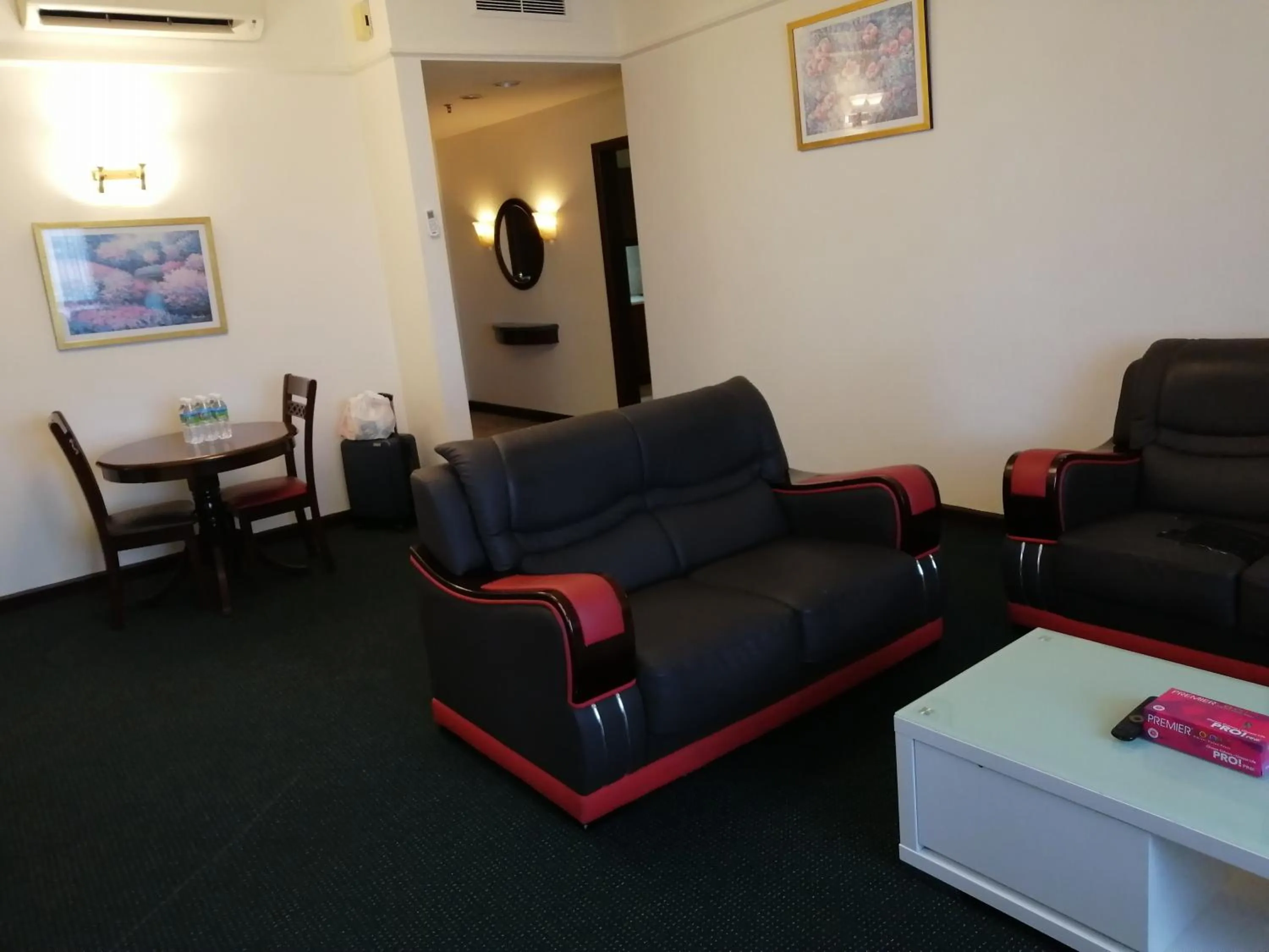 Living room in Kl landmark apartment at berjay Times square