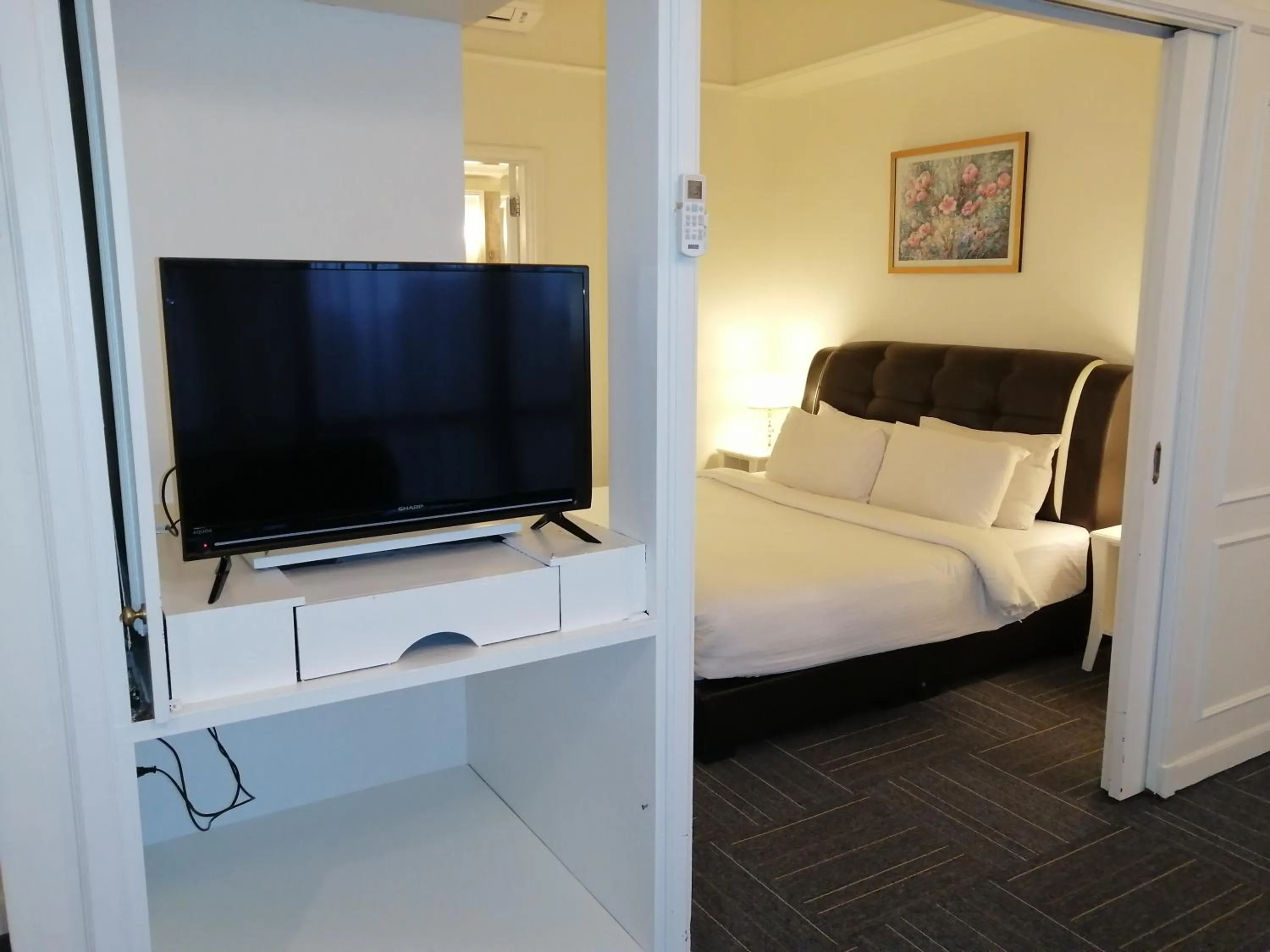 Living room in Kl landmark apartment at berjay Times square