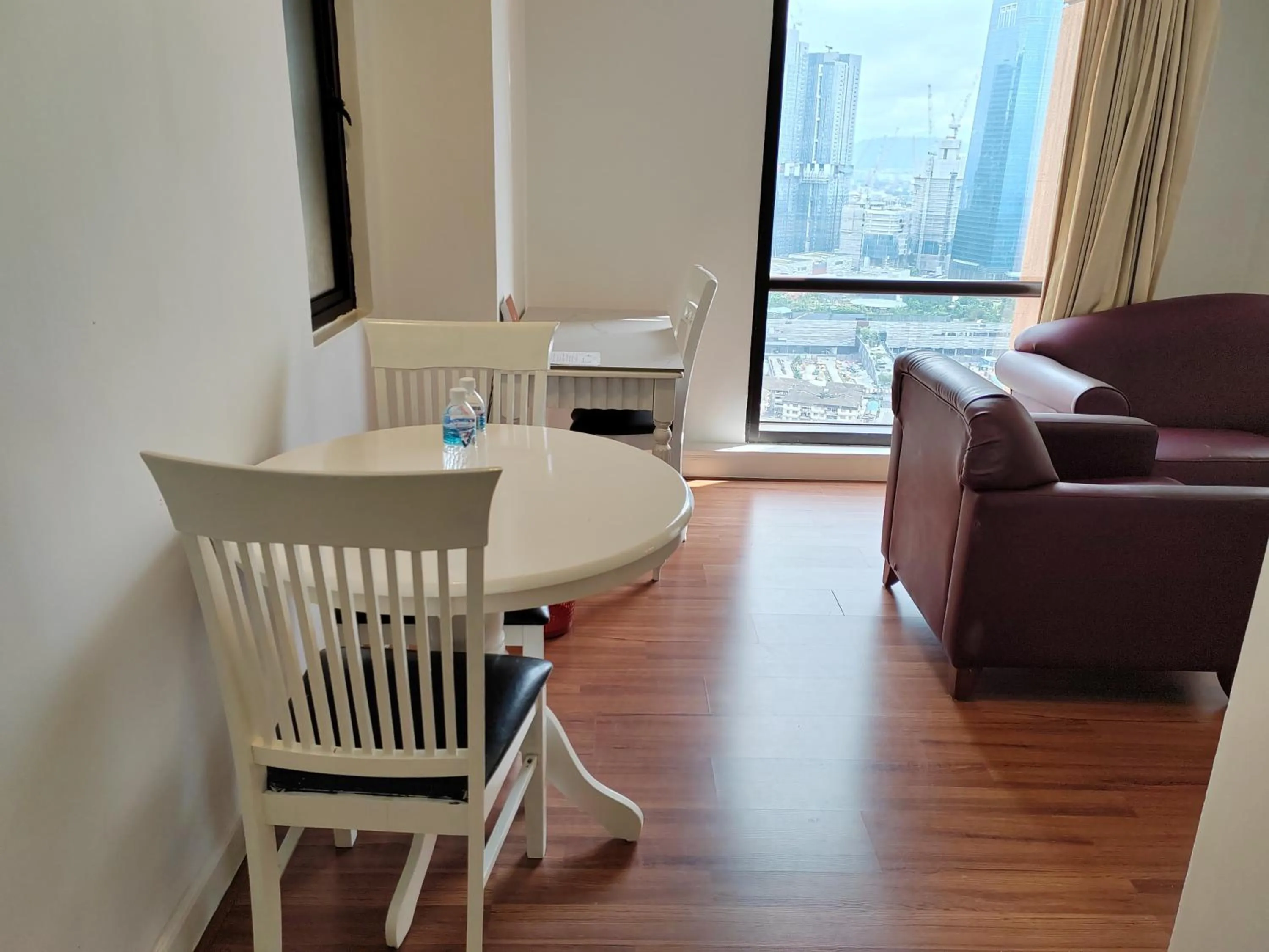 Living room in Kl landmark apartment at berjay Times square