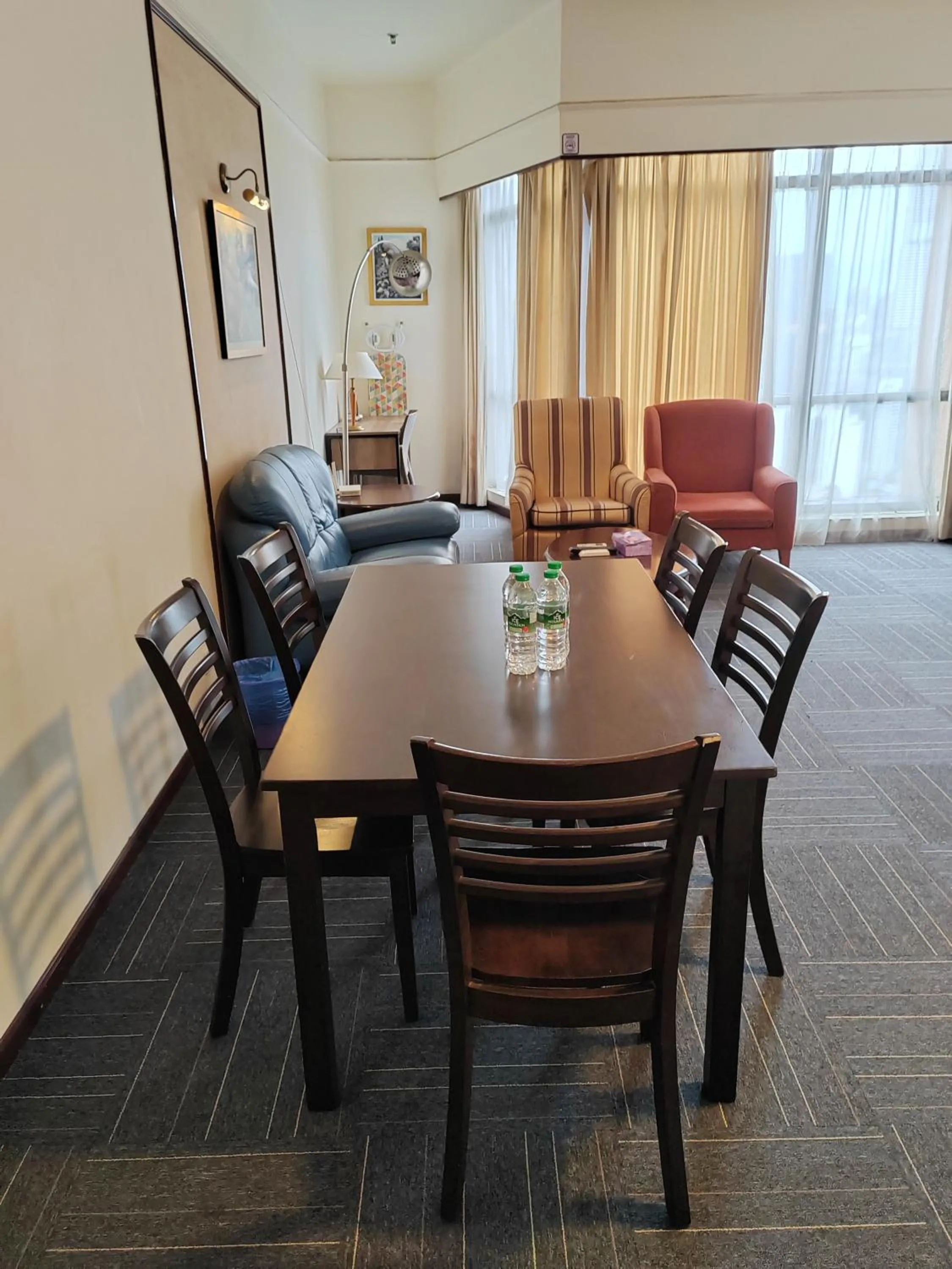 Living room in Kl landmark apartment at berjay Times square