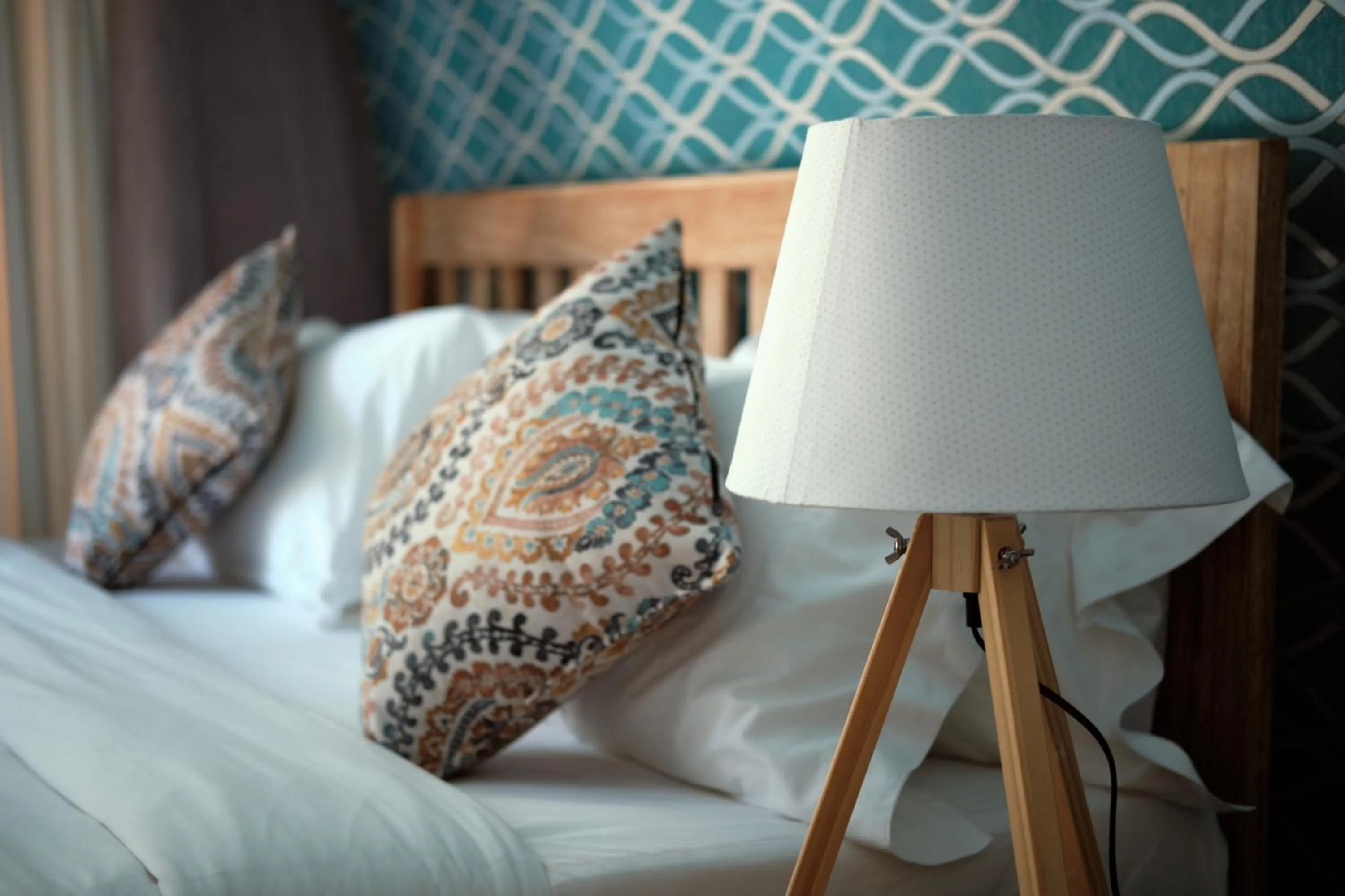 Bed in NIVADOO RESORT SIGIRIYA