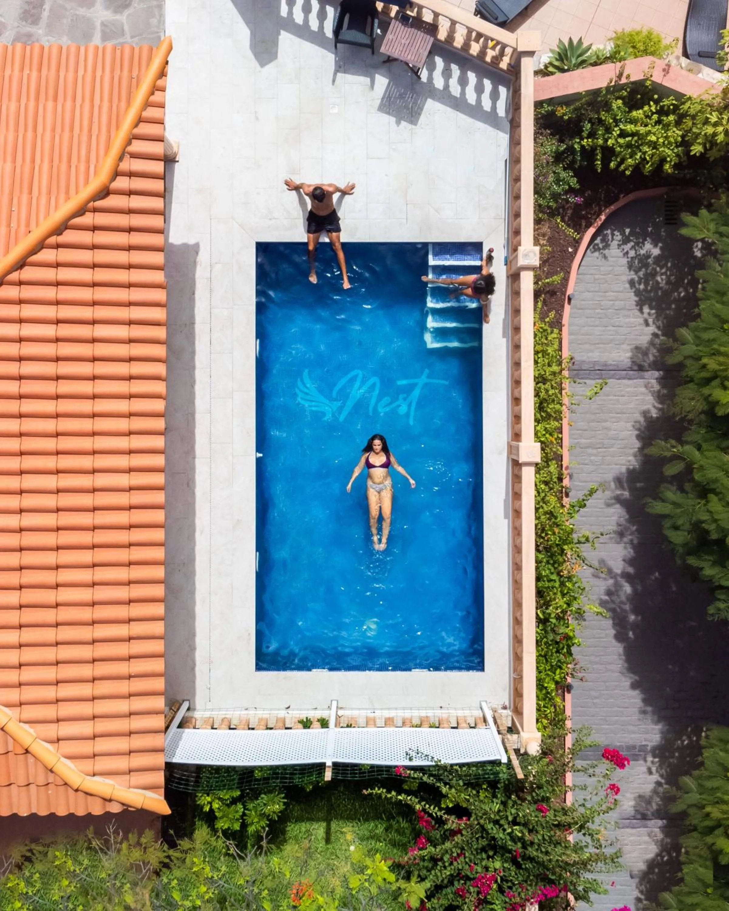 Swimming pool in Duque Nest Hostel