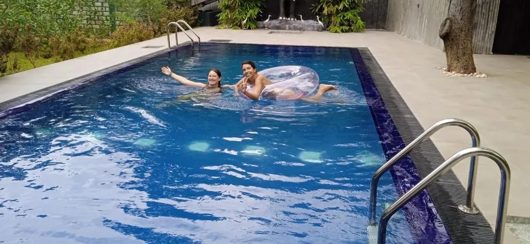 People in Sigiriya Cashew Palace Resort