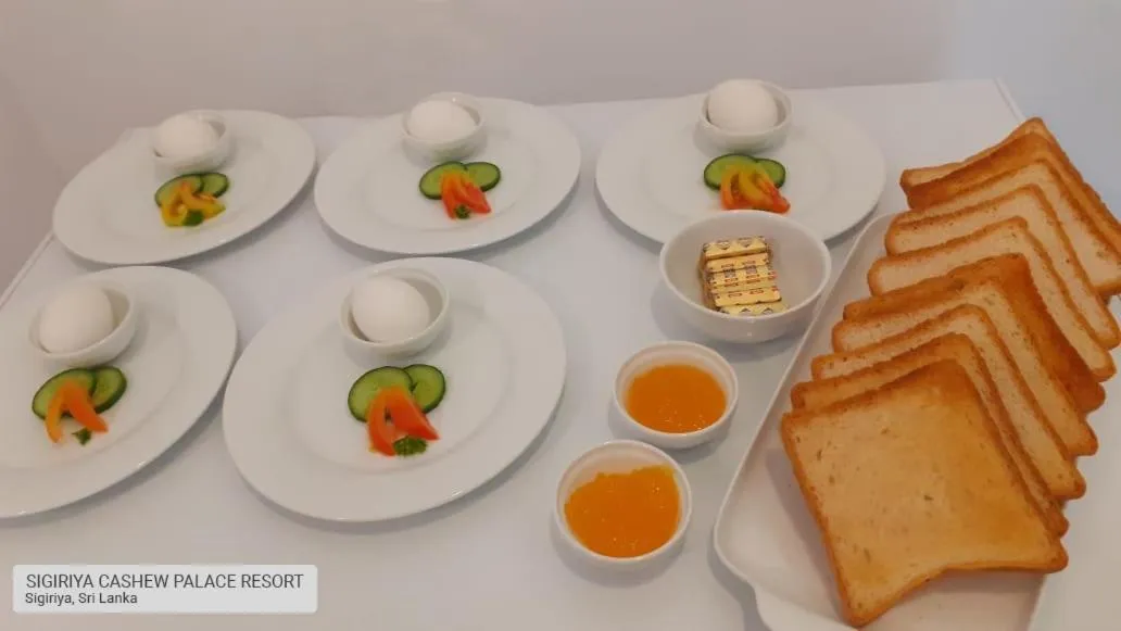 Breakfast in Sigiriya Cashew Palace Resort