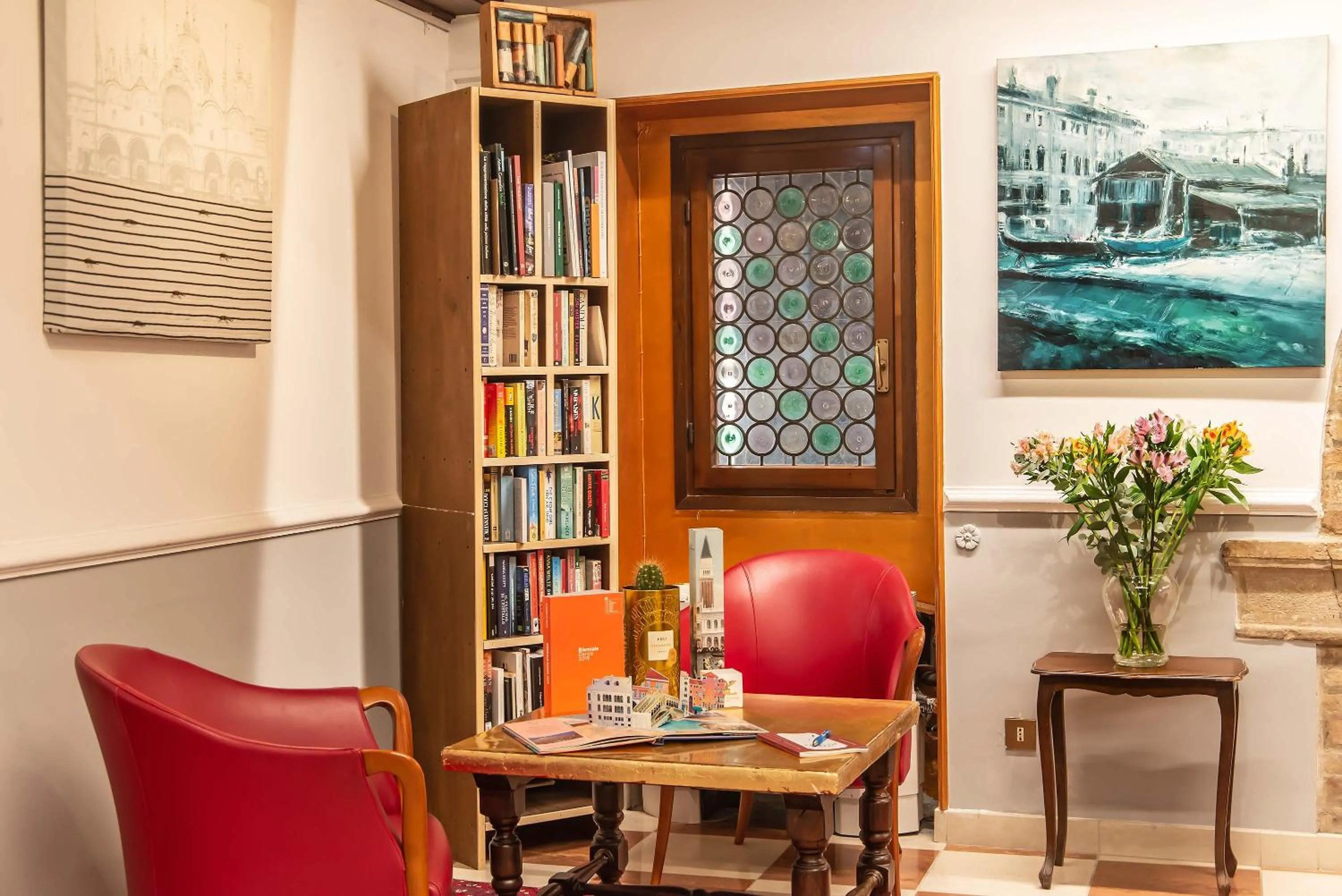 Lobby or reception in Hotel La Fenice et Des Artistes