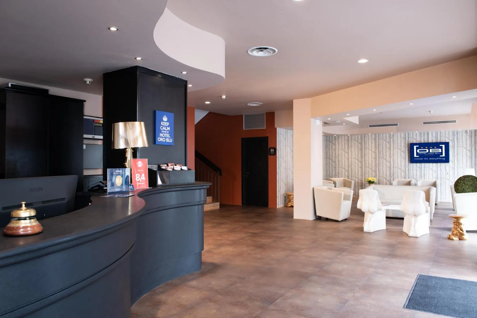 Lobby or reception in Hotel Oro Blu