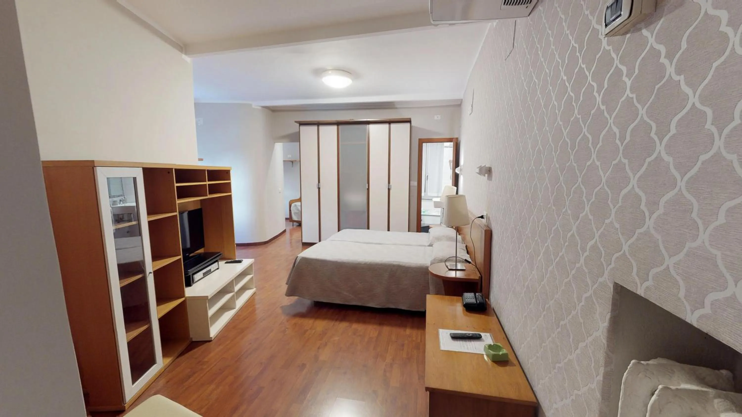 Bed in Hotel Helvetia