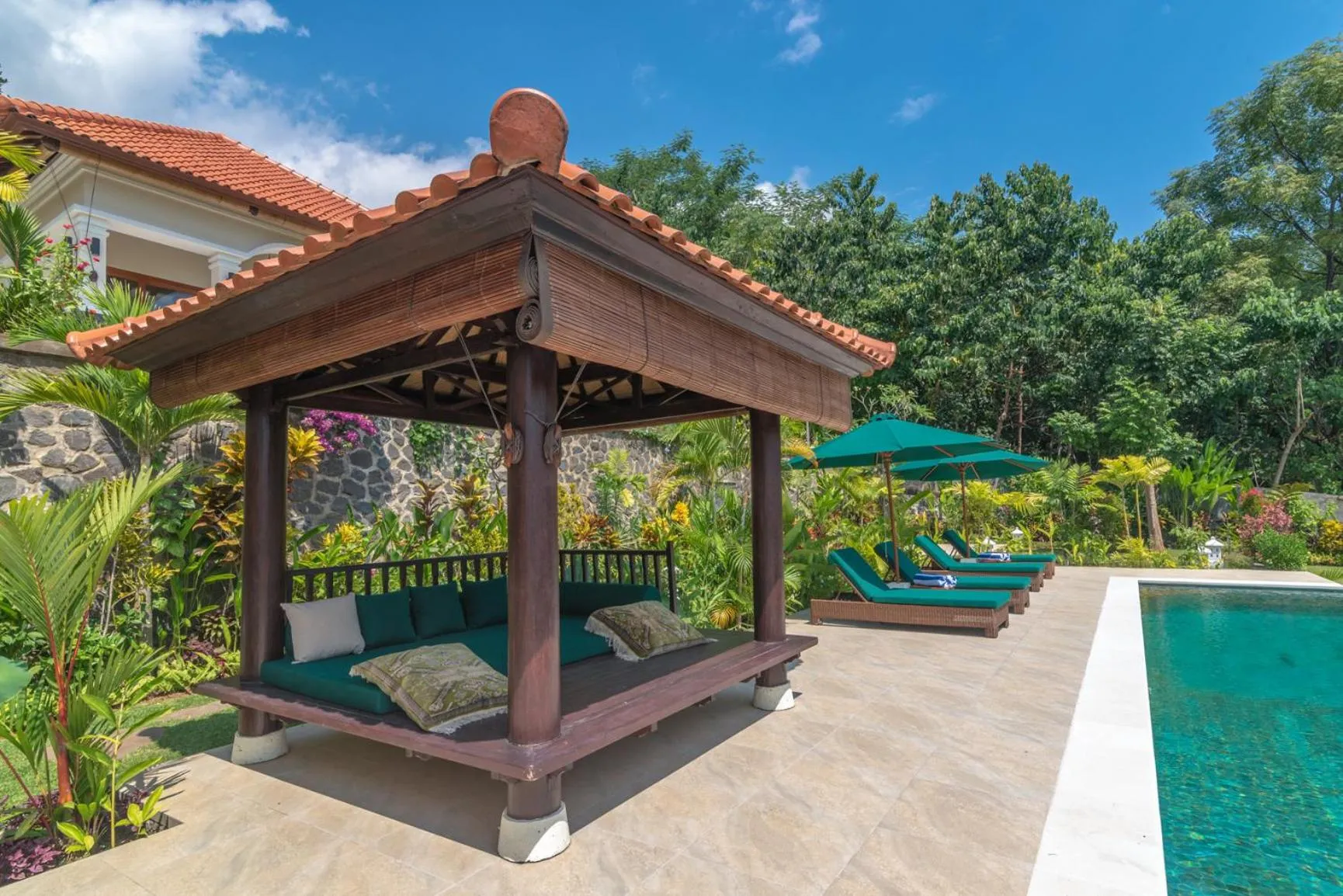 Swimming pool in Villa Mata Hari