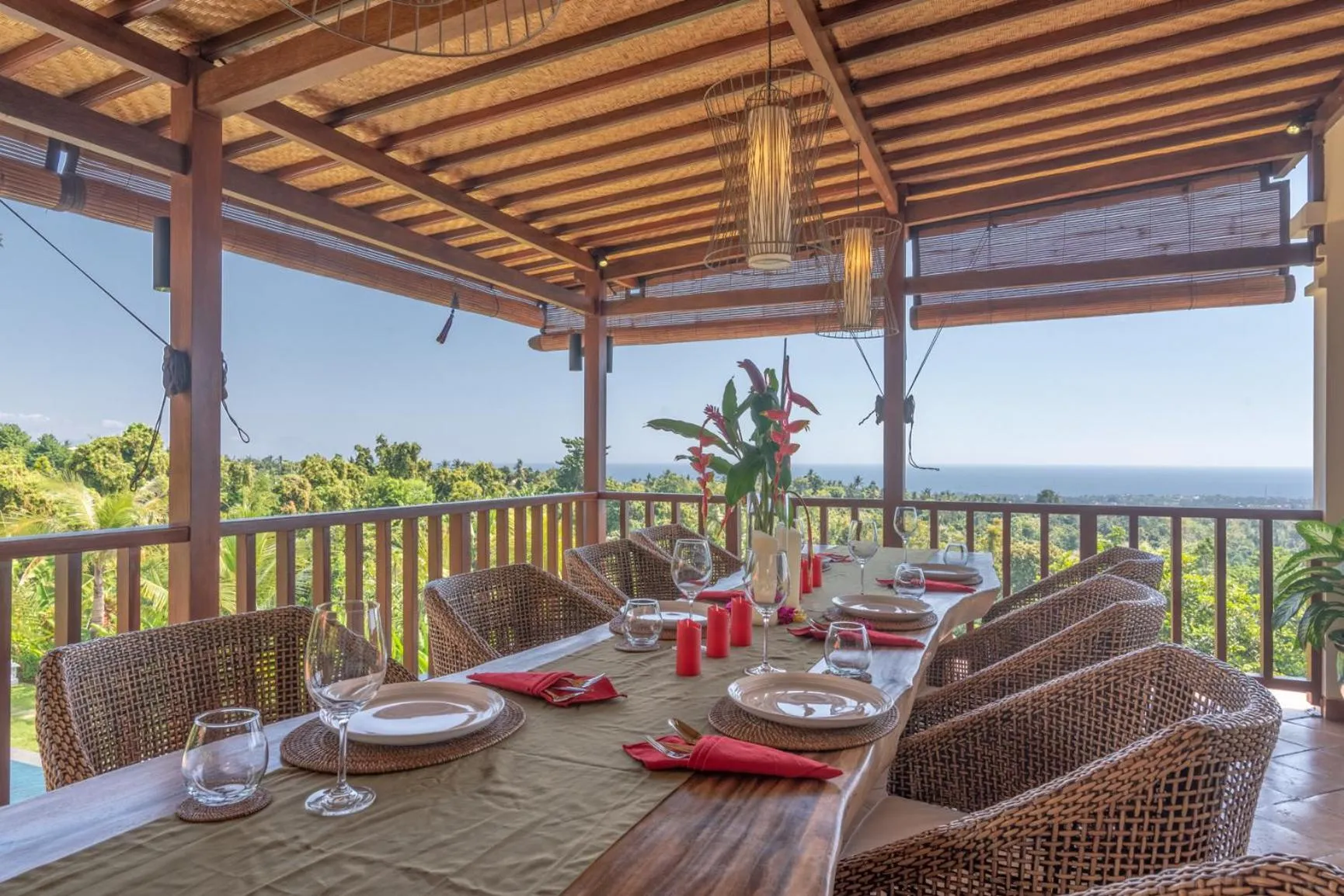 Dining area in Villa Mata Hari