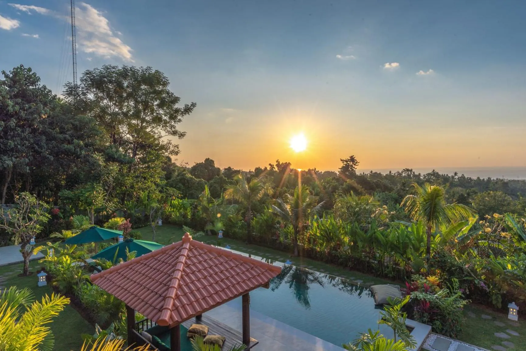 Sunset in Villa Mata Hari