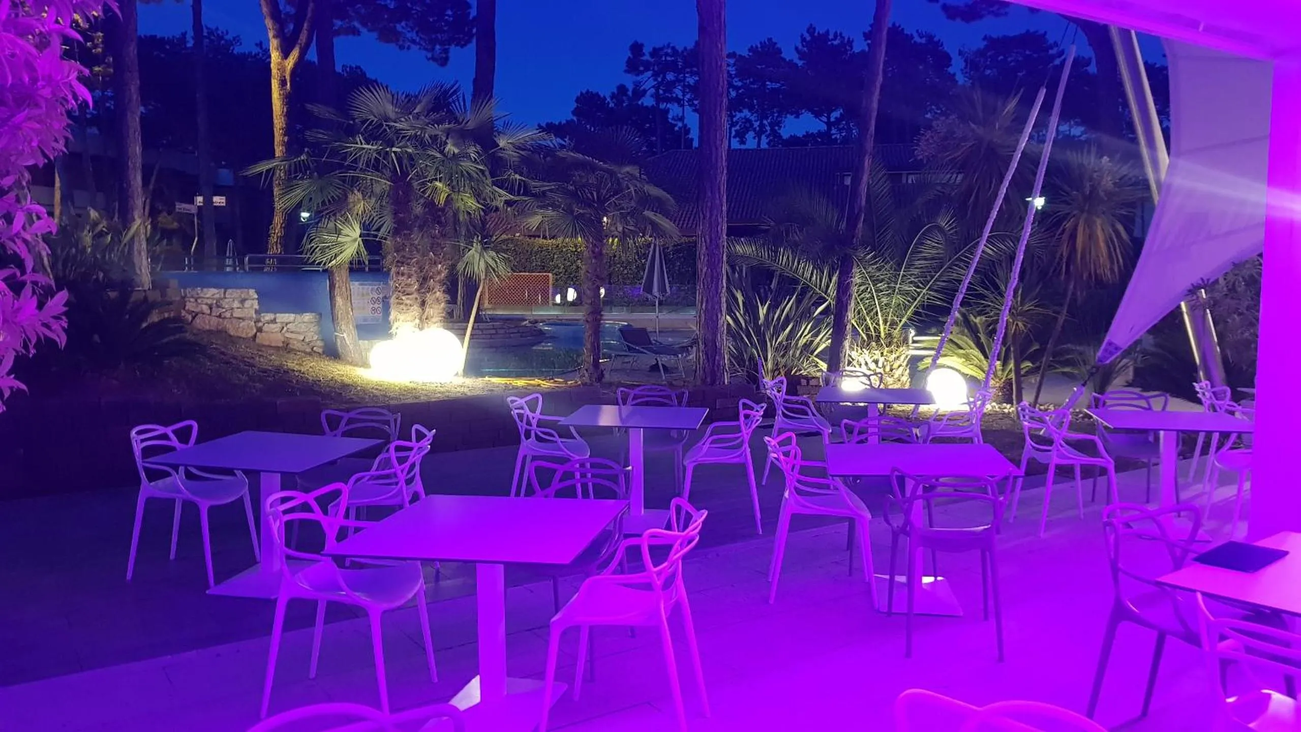 Patio in Hotel Mediterraneo