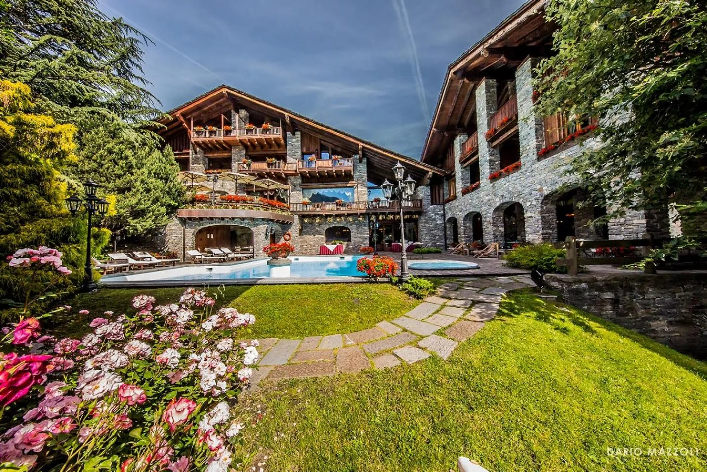 Property building in Relais Mont Blanc Hotel & Spa