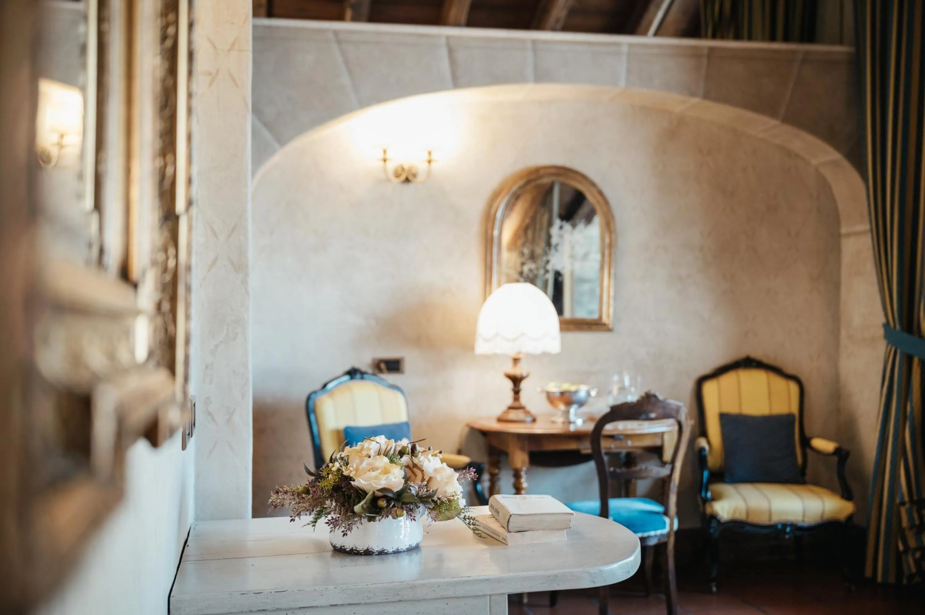 Living room in Relais Mont Blanc Hotel & Spa
