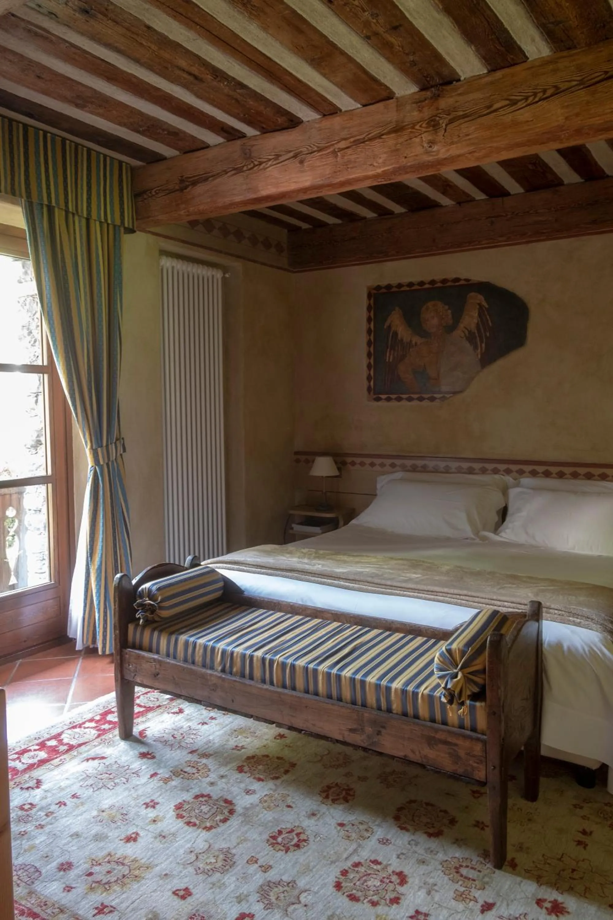 Bedroom, Bed in Relais Mont Blanc Hotel & Spa