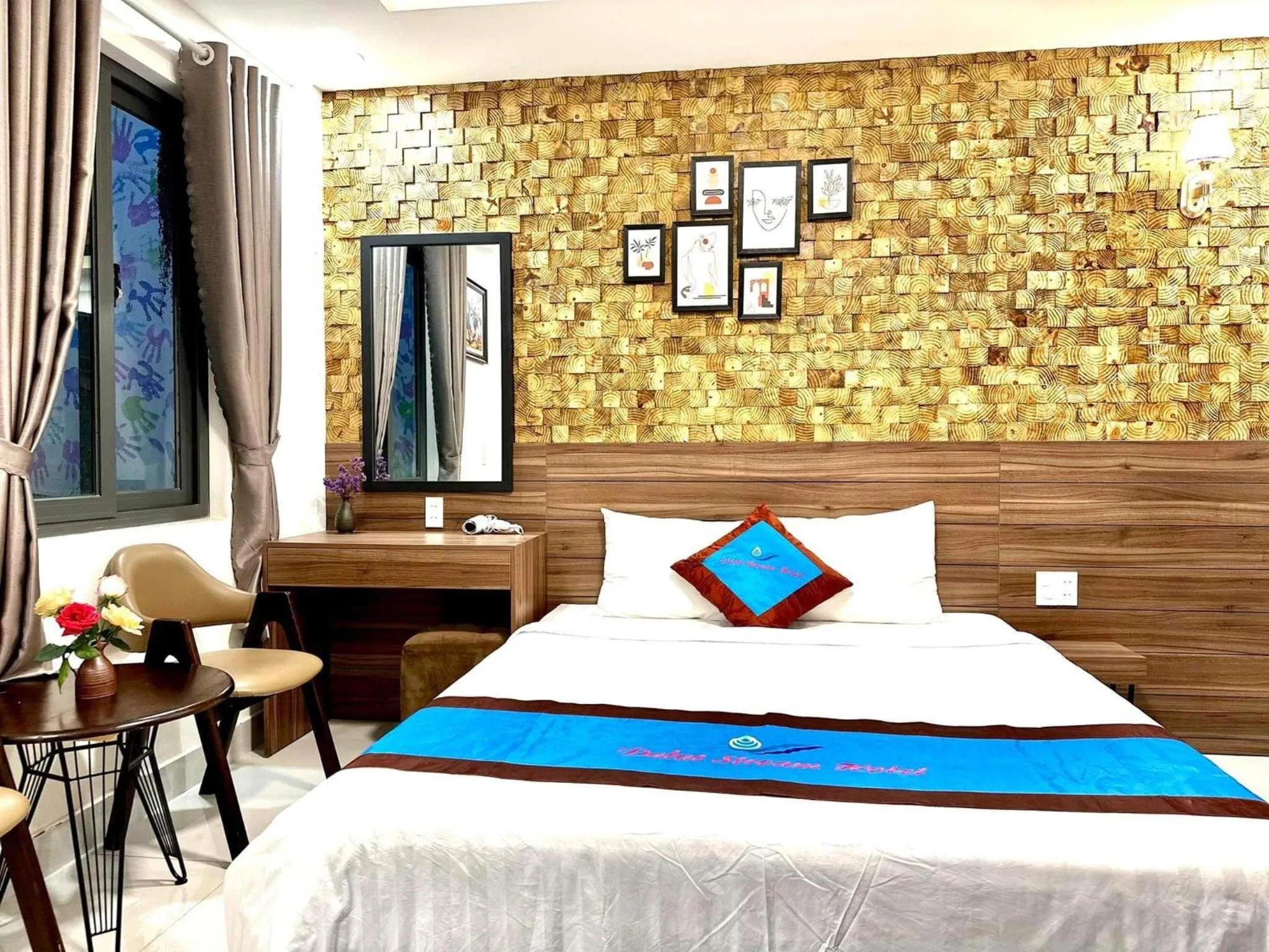 Bed in DALAT STREAM HOTEL-Khách sạn đẹp Đà Lạt