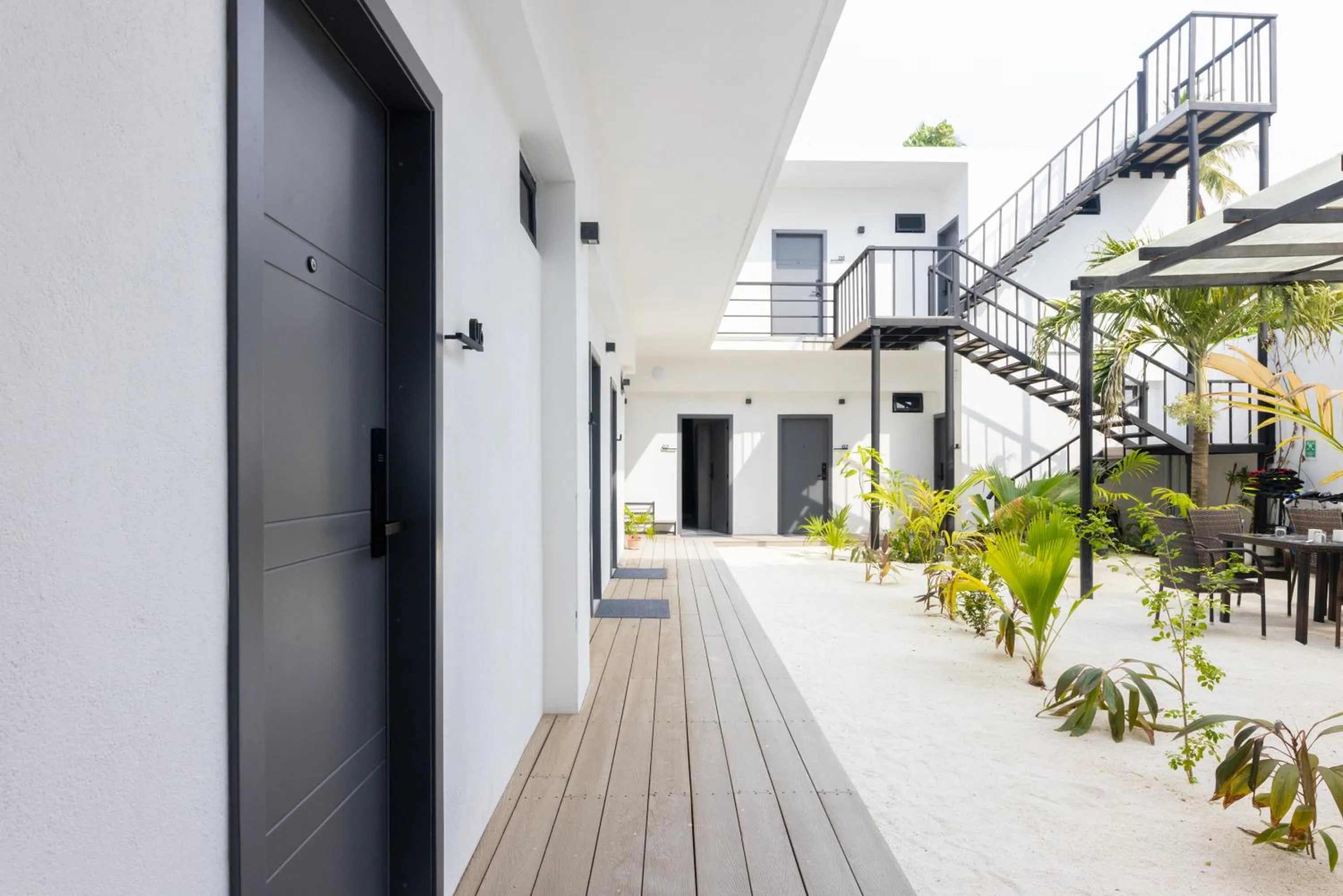 Patio in Atoll Residence Dhangethi