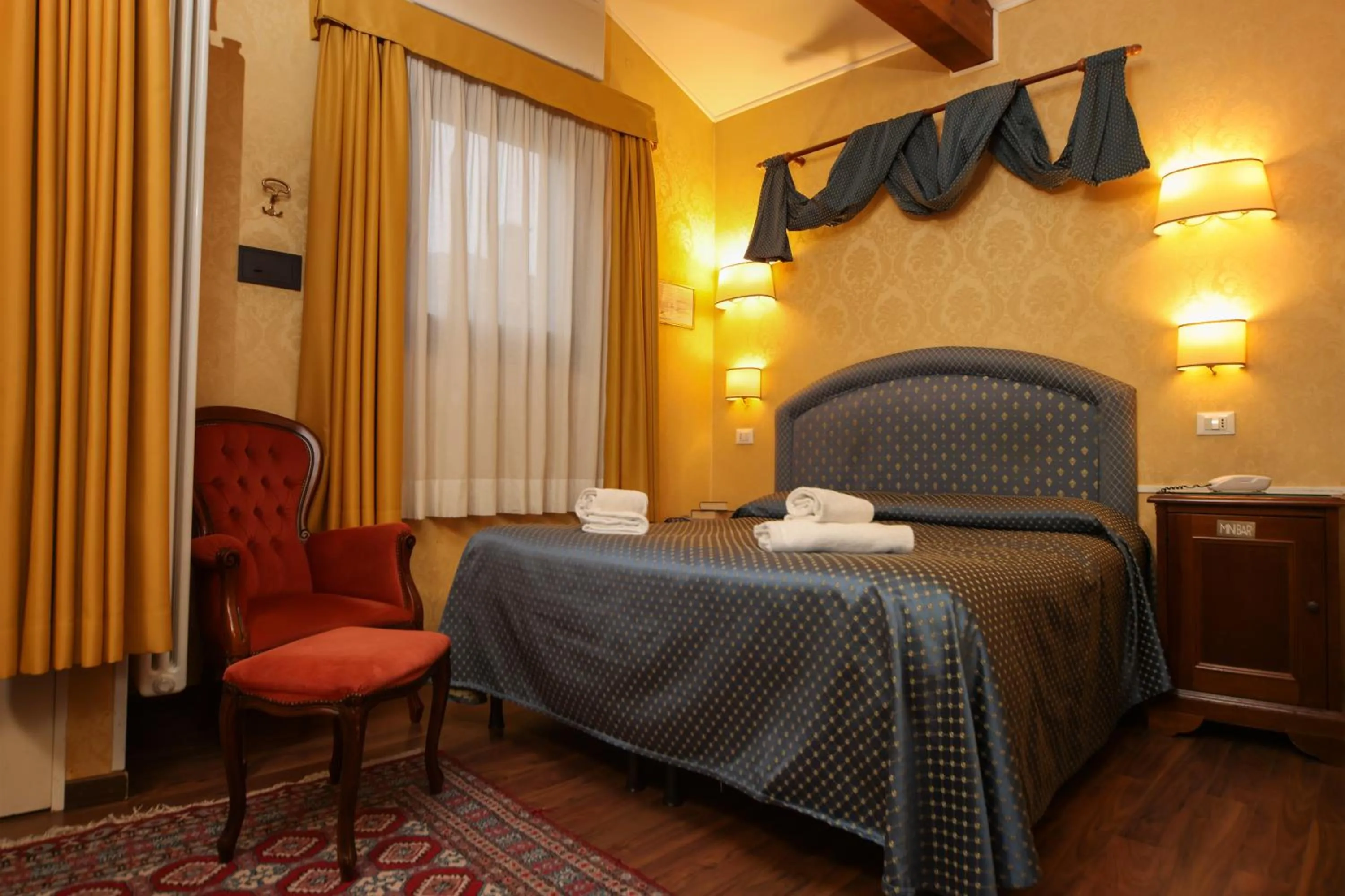 Bedroom, Bed in Hotel Da Bruno