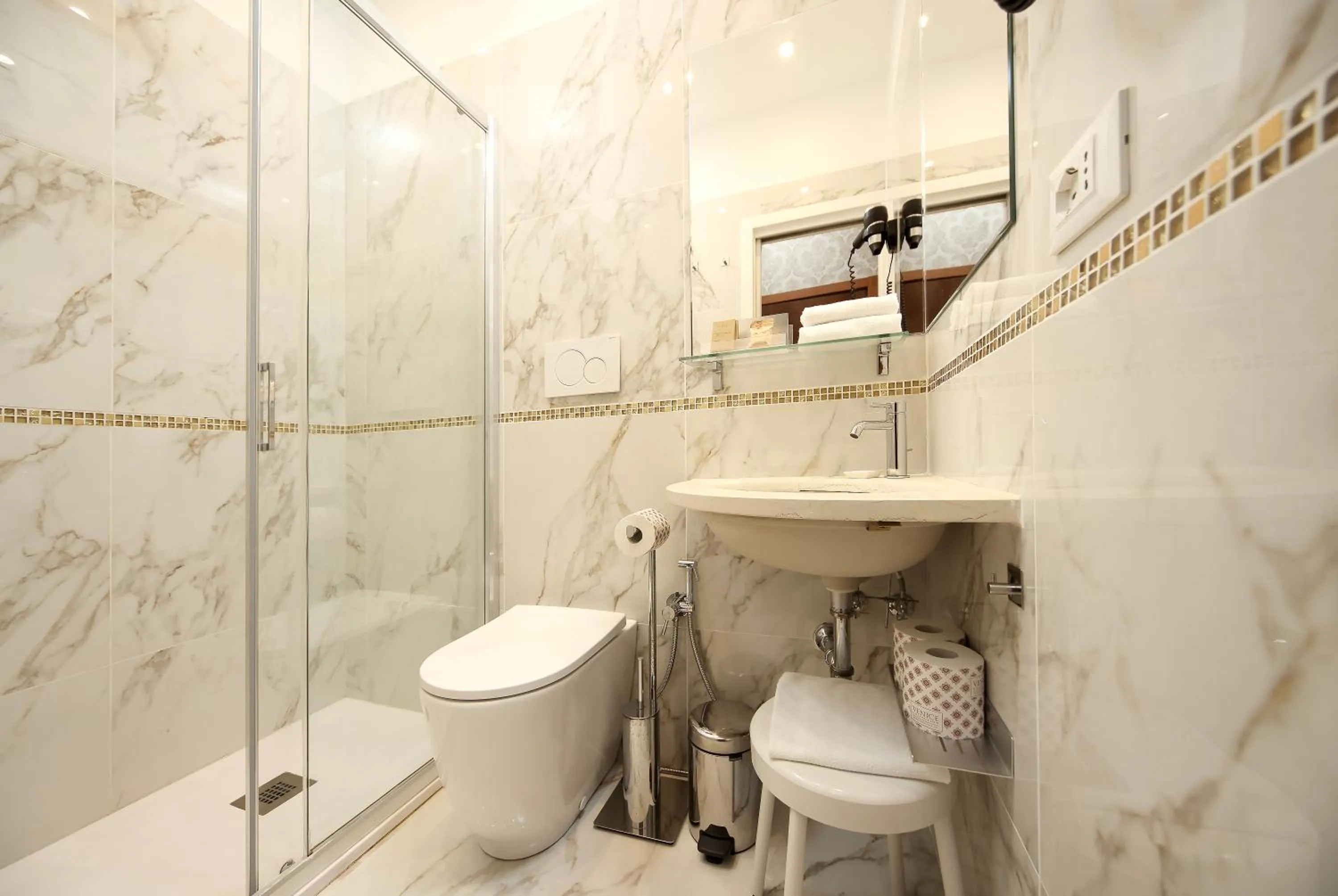 Bathroom in Hotel Da Bruno