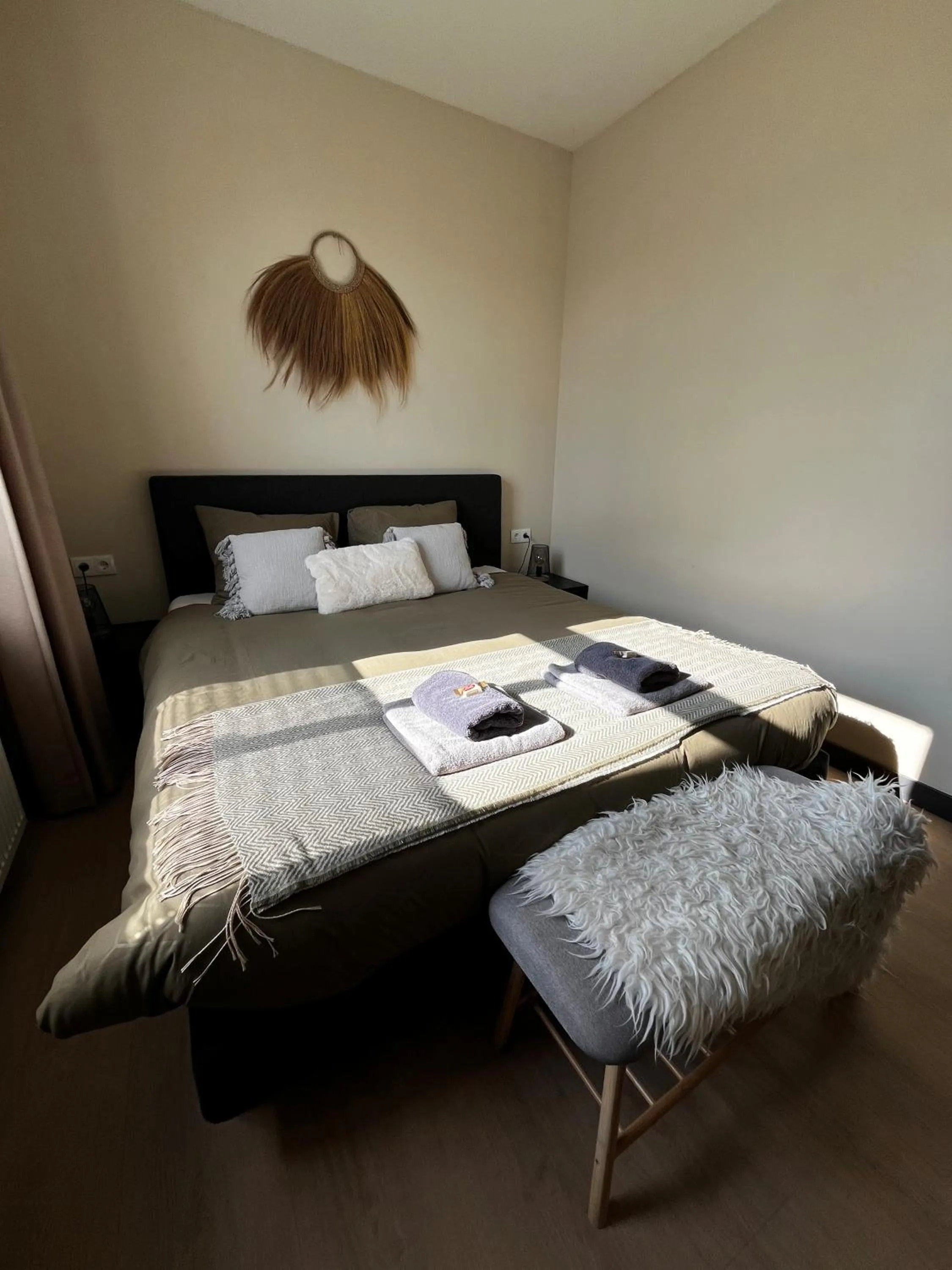 Bed in B&B de Blauwververij