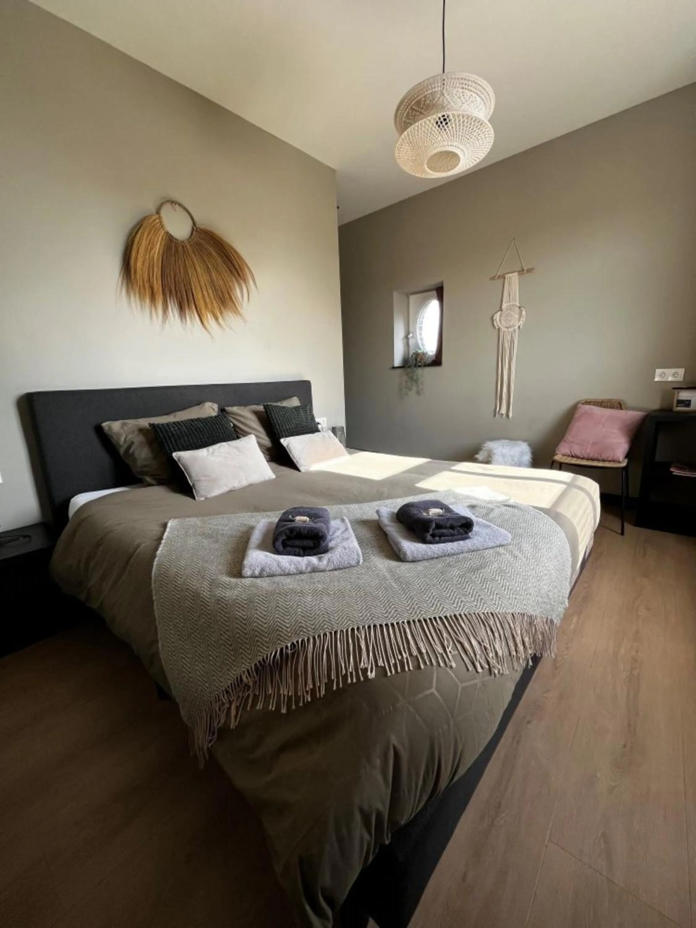 Bed in B&B de Blauwververij