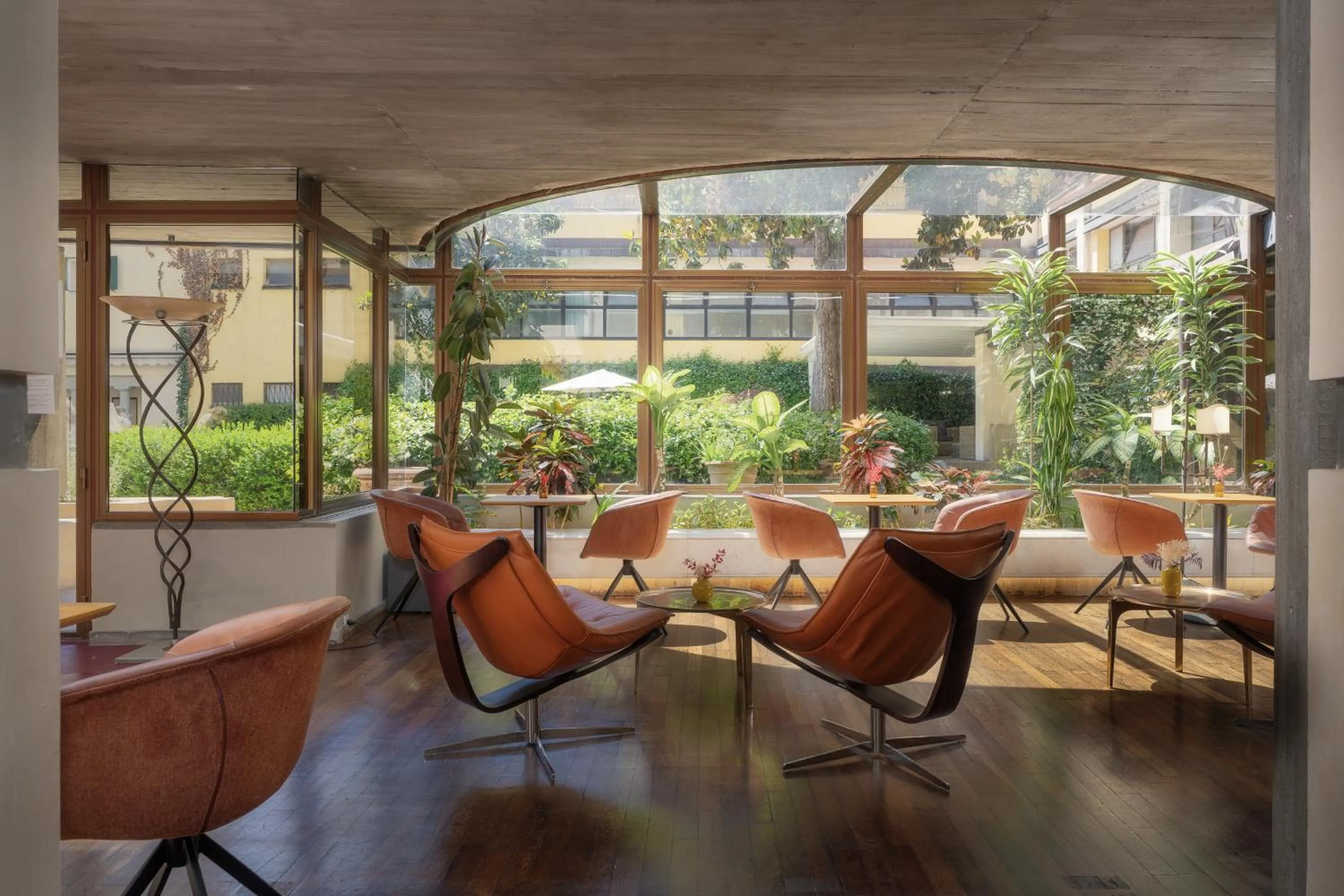 Seating area in Hotel Croce Di Malta