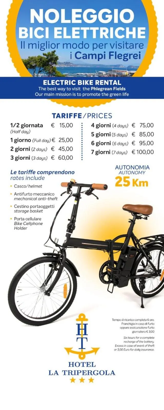 Cycling in Hotel La Tripergola